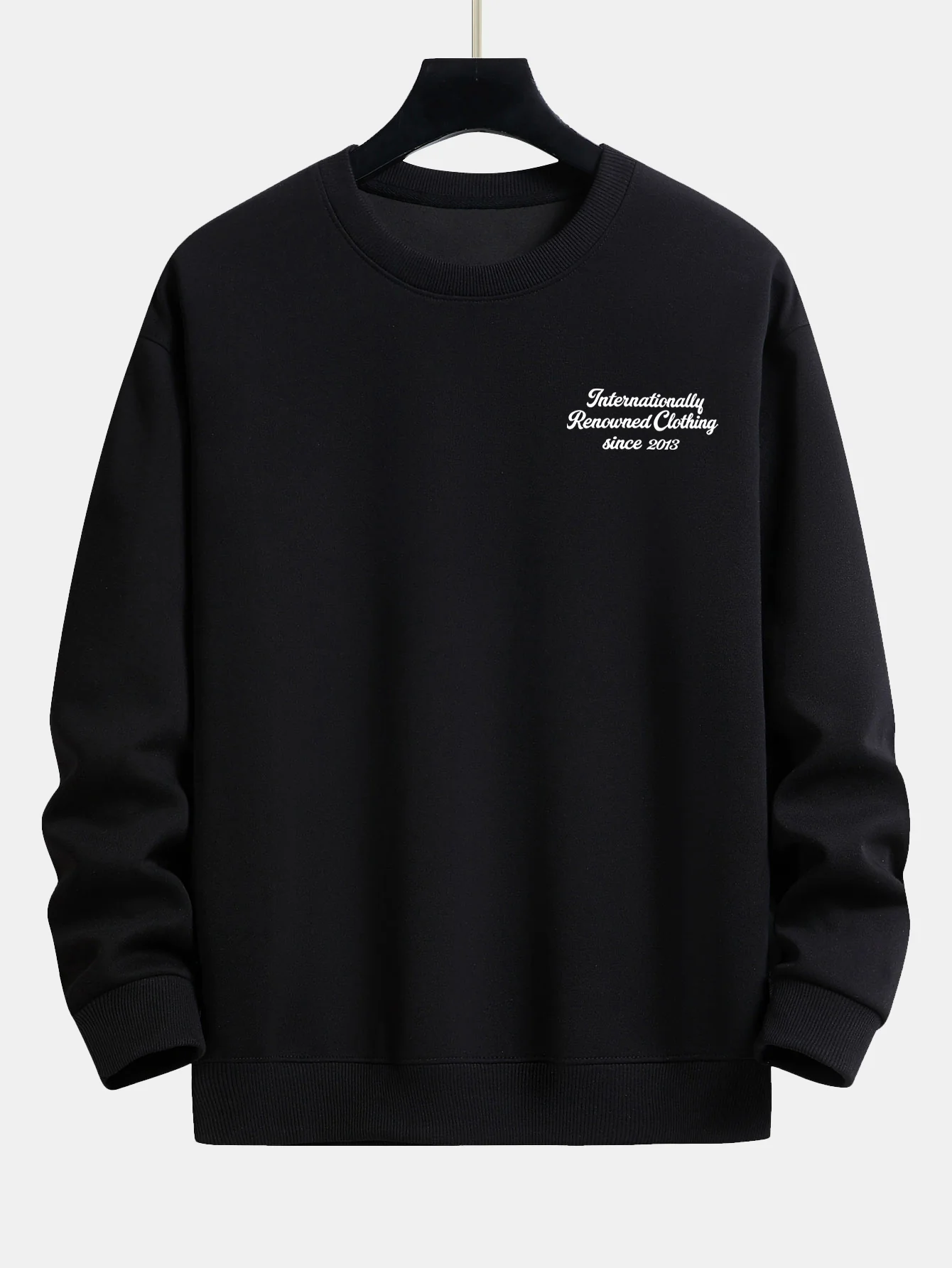 Slogan Druck Relax Fit Sweatshirt - Image 2