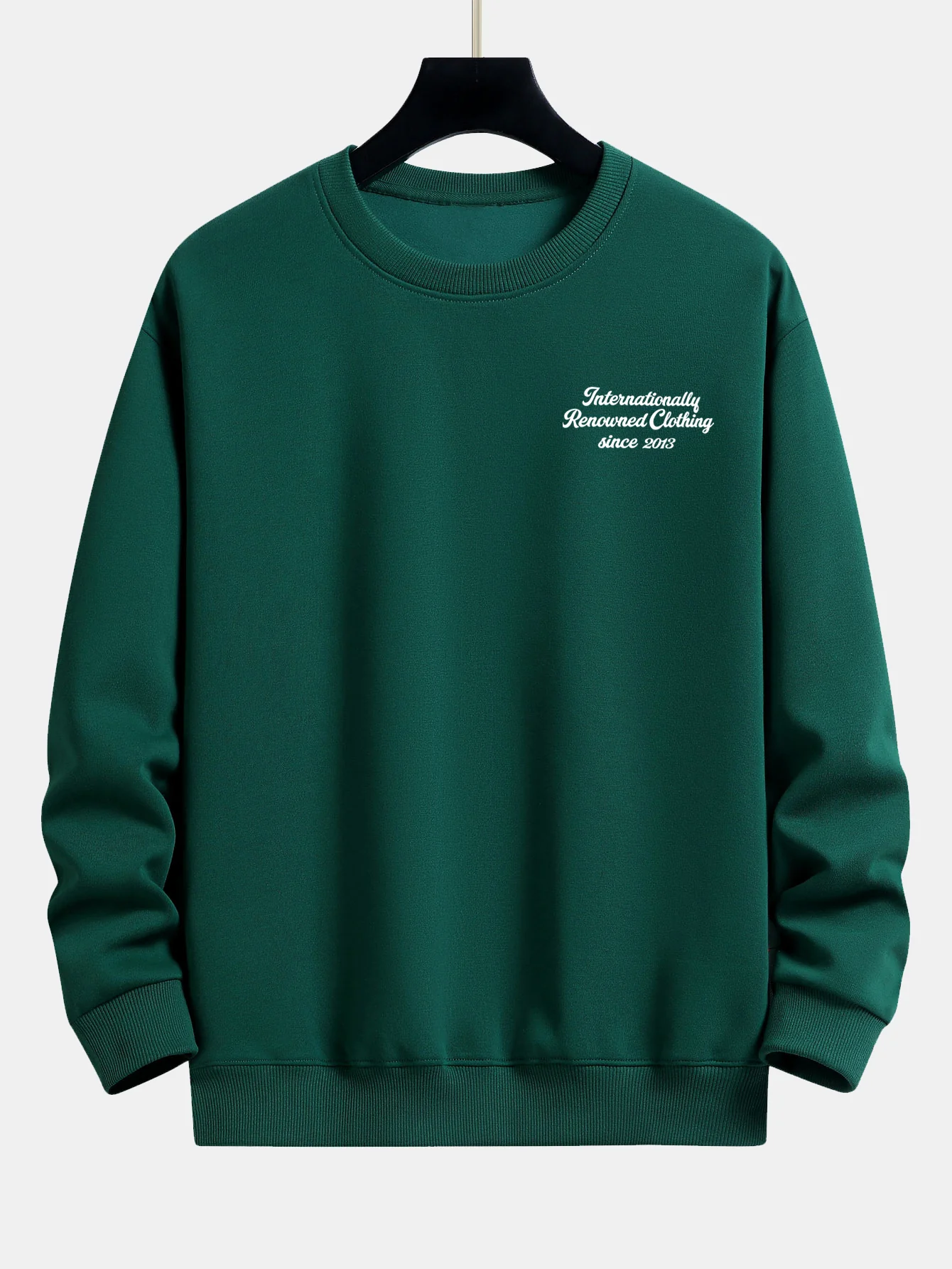 Slogan Druck Relax Fit Sweatshirt - Image 9