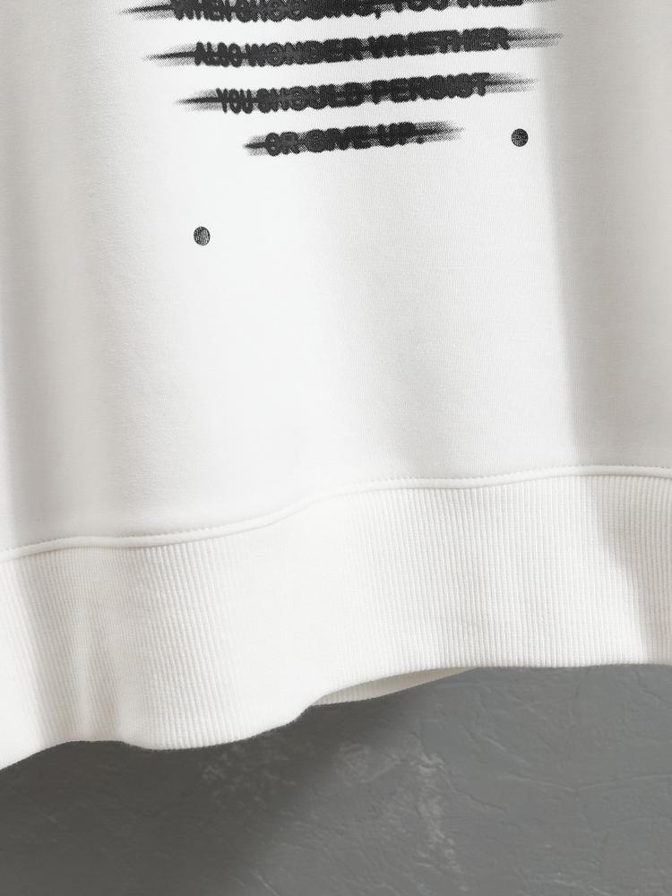 Slogan Druck Sweatshirt - Image 8