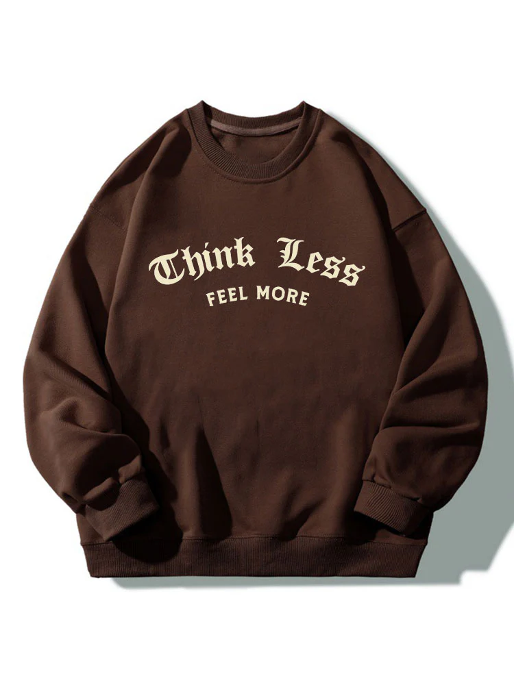 Slogan Rose Rückenprint Lässiger Sweatshirt - Image 2