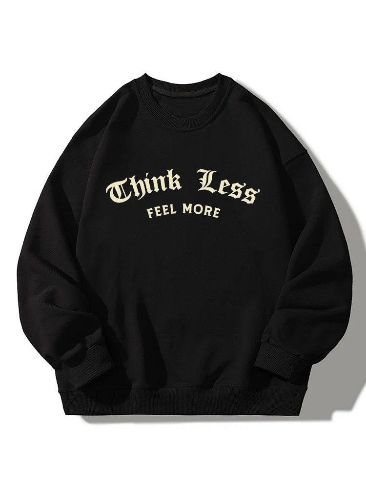 Slogan Rose Rückenprint Lässiger Sweatshirt - Image 4