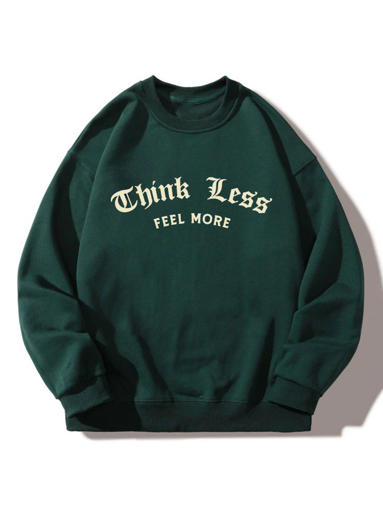 Slogan Rose Rückenprint Lässiger Sweatshirt - Image 6