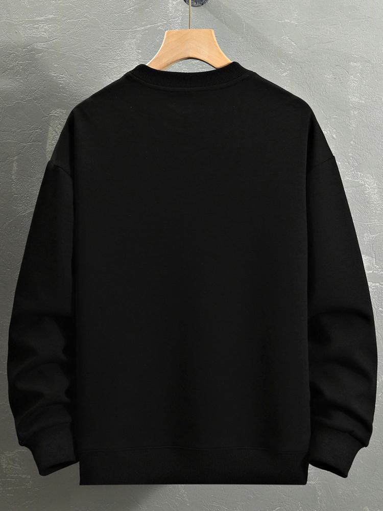 Slogan-Spider-Print-Sweatshirt - Image 2