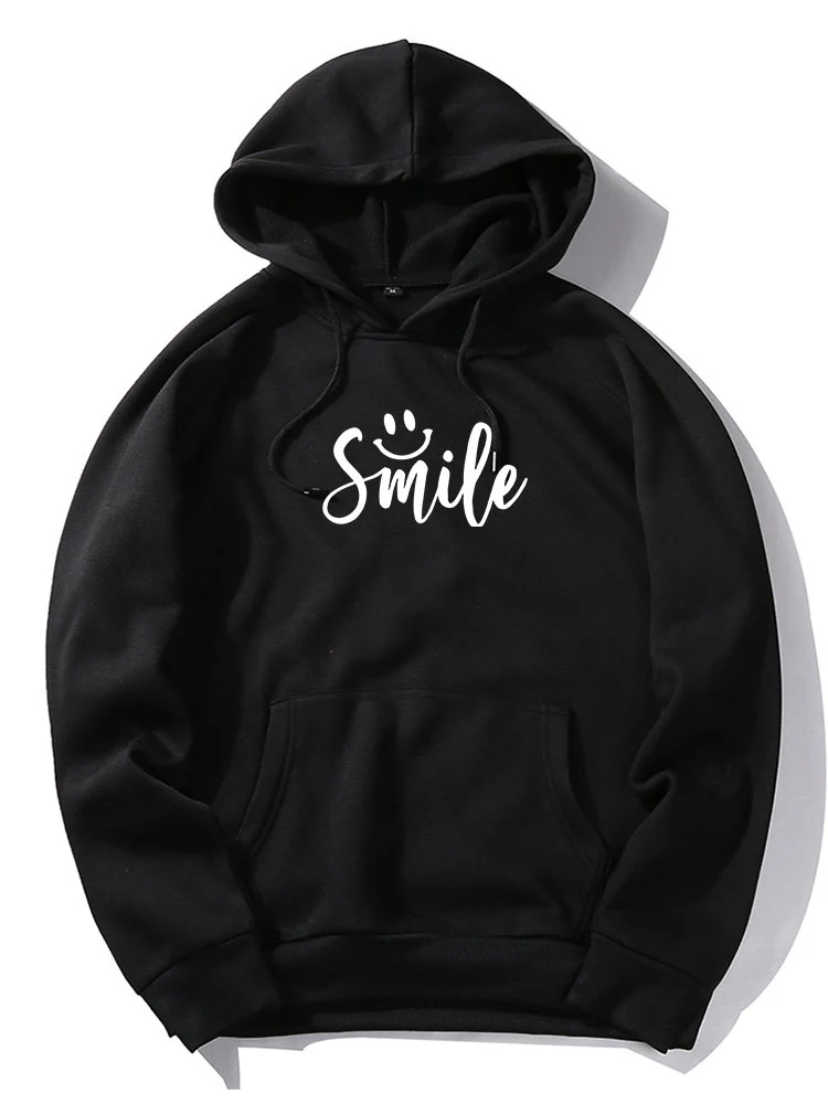 Kapuzenpullover mit Smiley-Print - Image 2