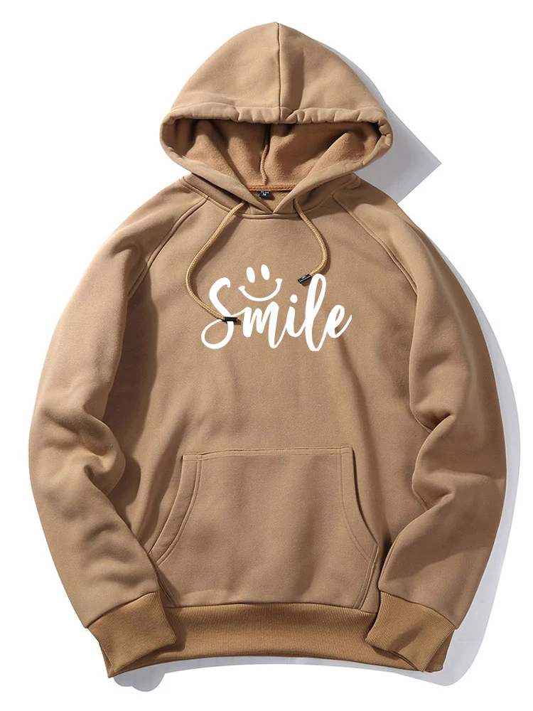 Kapuzenpullover mit Smiley-Print - Image 4