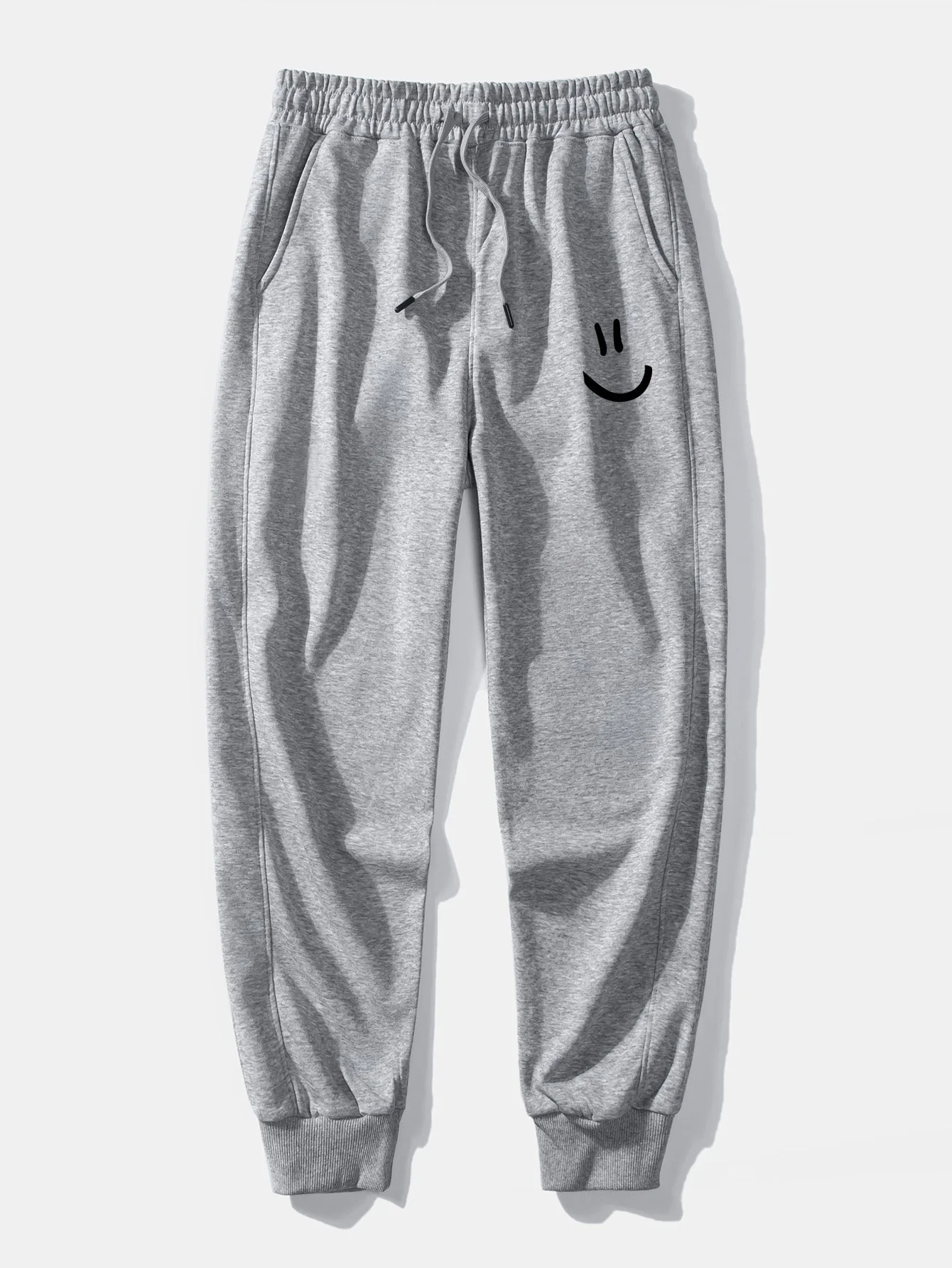 Smiley-Gesicht-Print-Jogginghose - Image 5