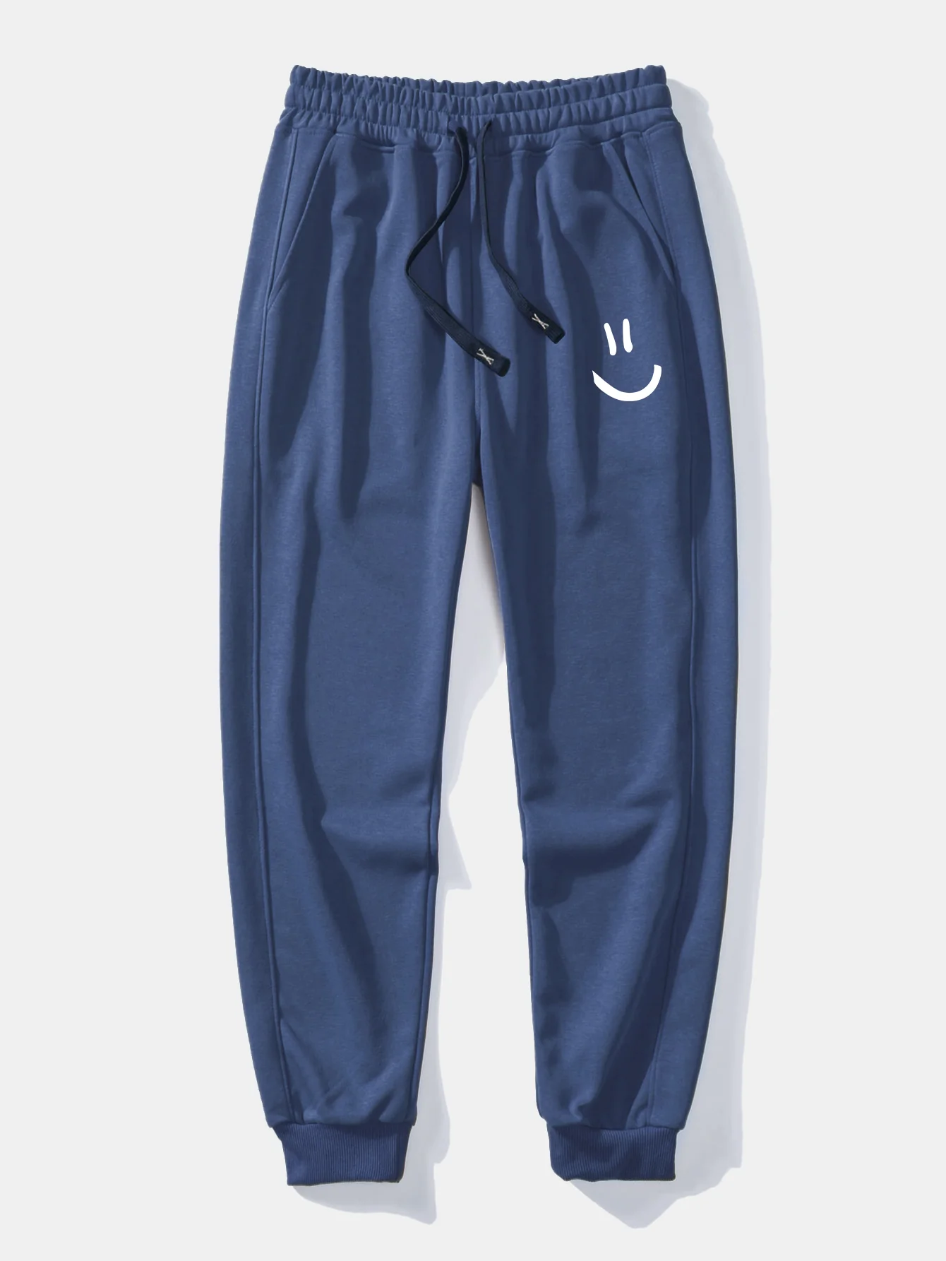 Smiley-Gesicht-Print Relaxed Fit Hoodie & Jogginghose - Image 17