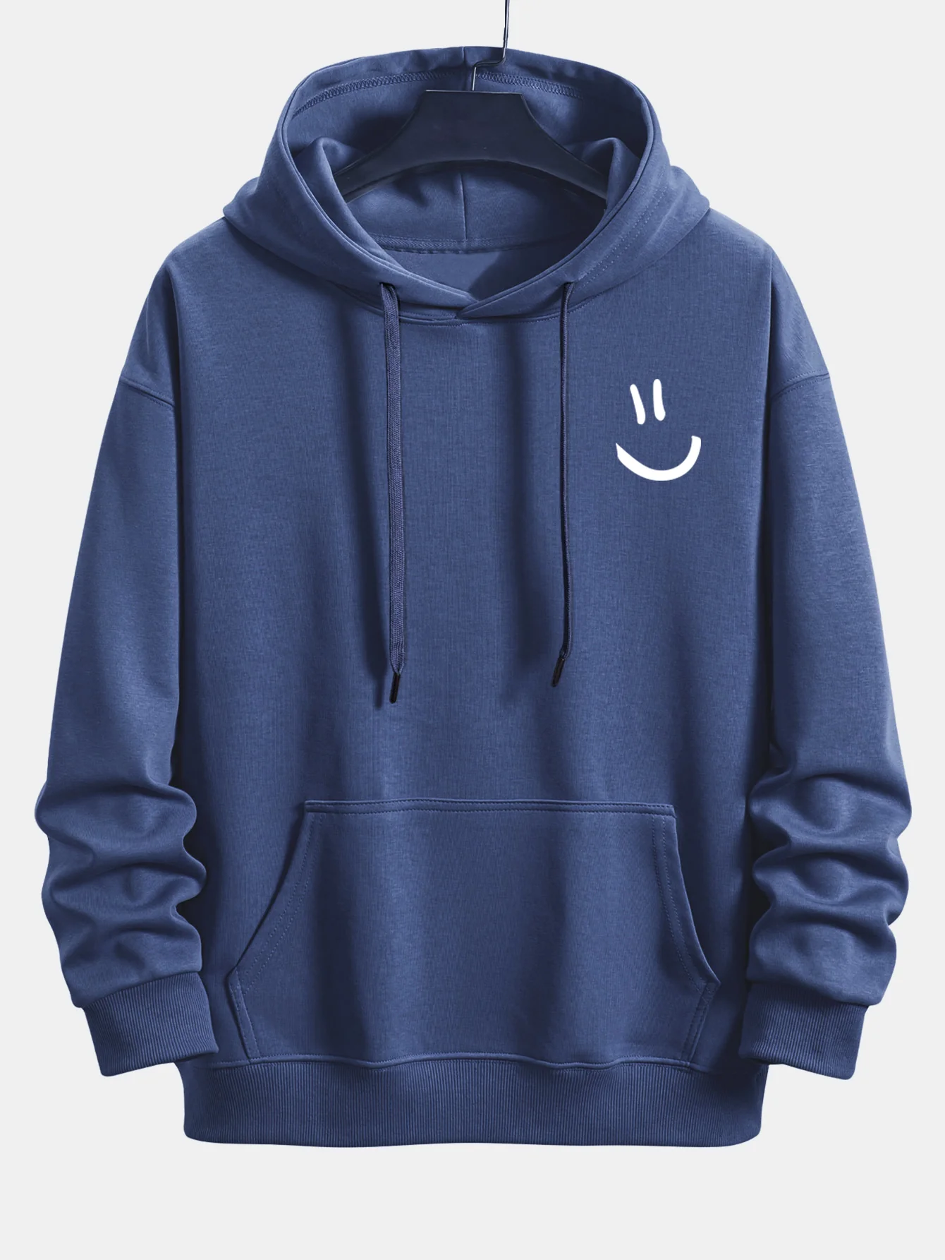 Smiley-Gesicht-Print Relaxed Fit Hoodie & Jogginghose - Image 18