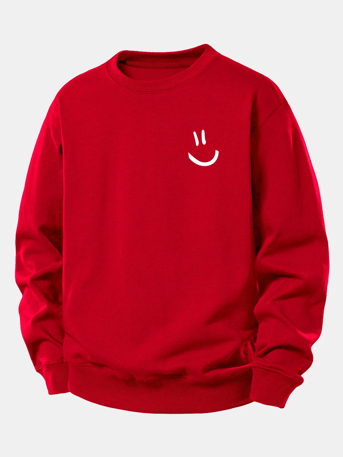 Smiley-Gesicht Druck Locker sitzendes Sweatshirt - Image 10