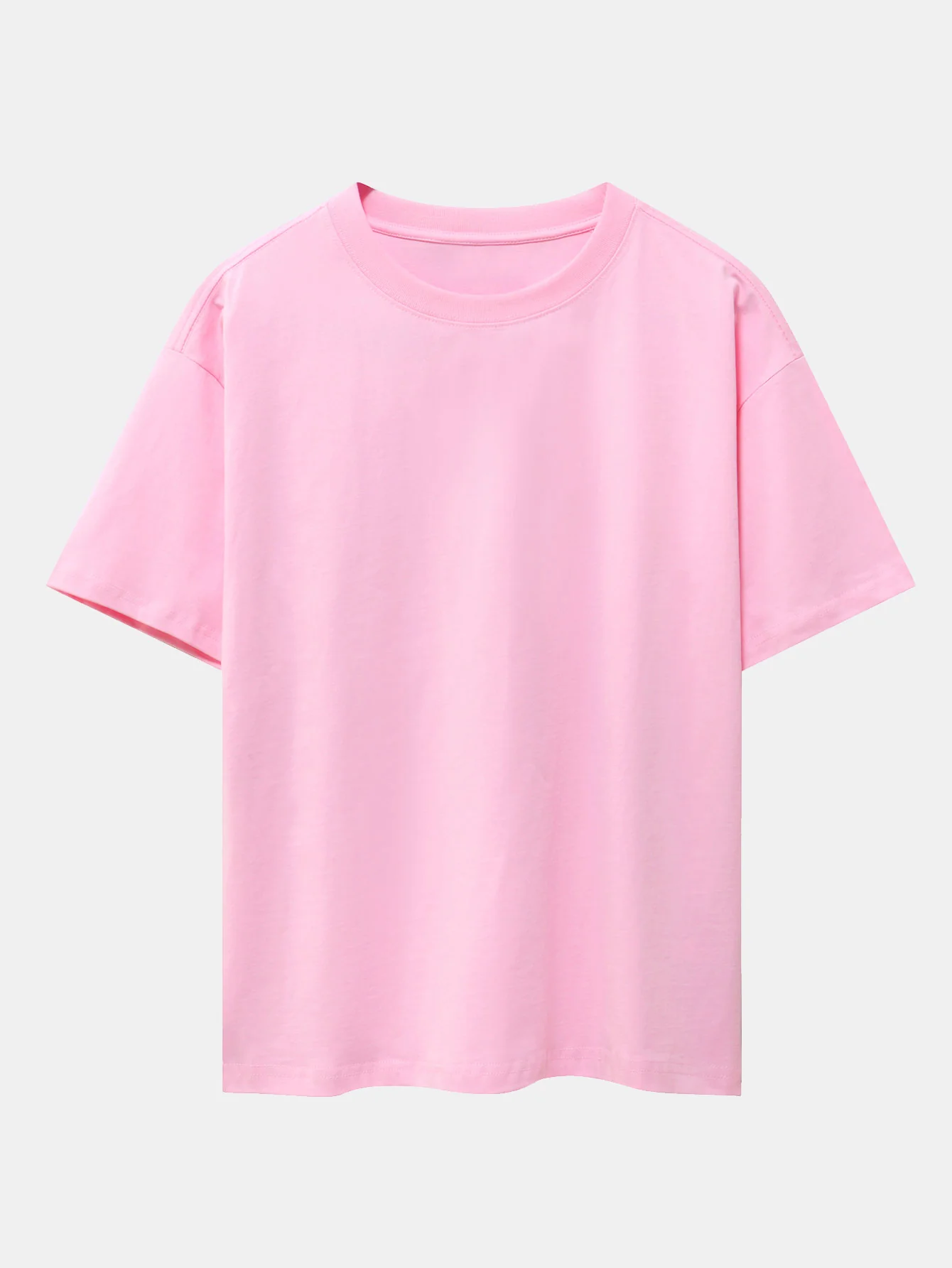 Smiley Slogan Rückenprint Drop Shoulder Oversize T-Shirt - Image 12