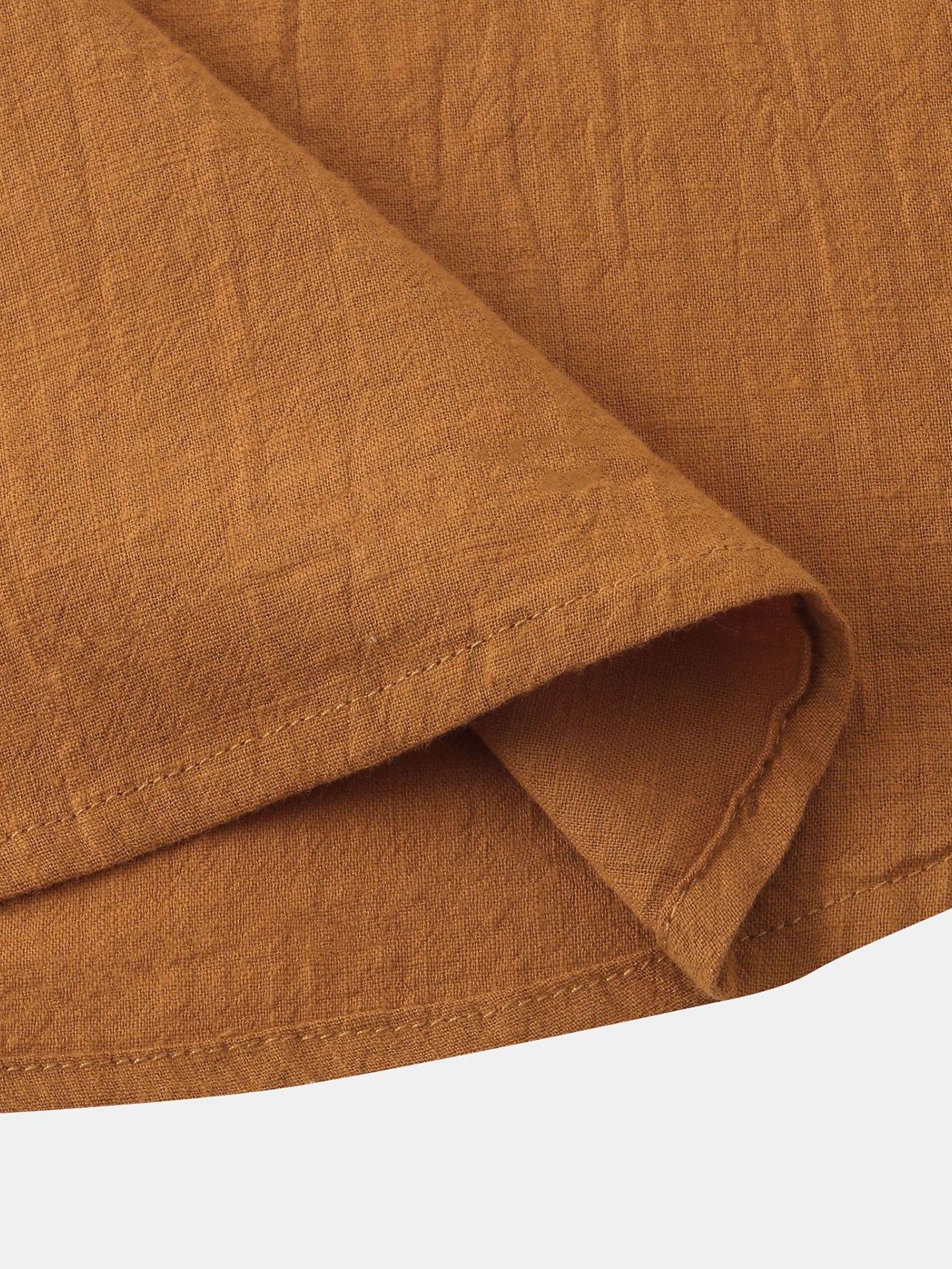 Einfarbige Basic Henley-Shirts - Image 4