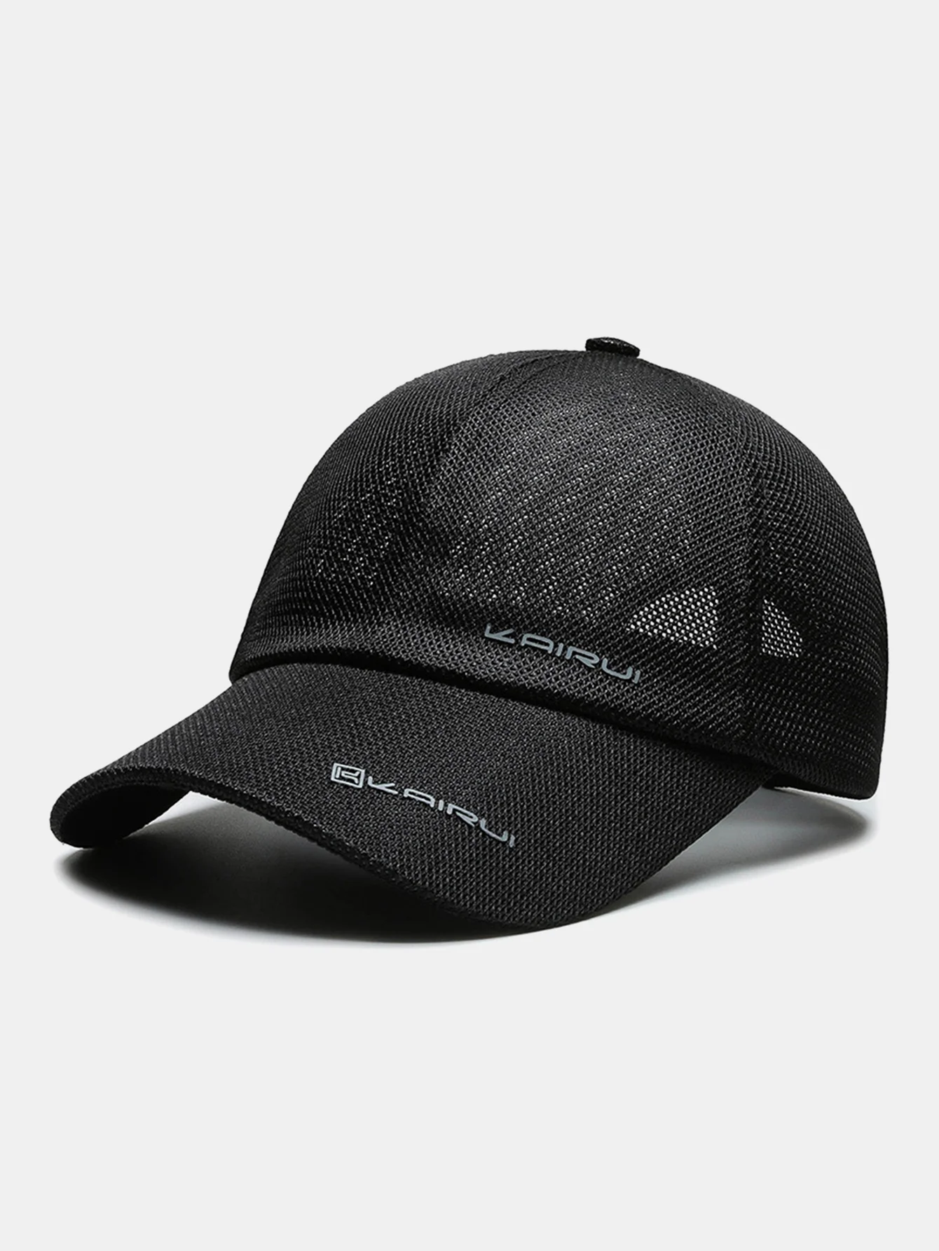 Solid Color Mesh Baseball Cap - Image 3
