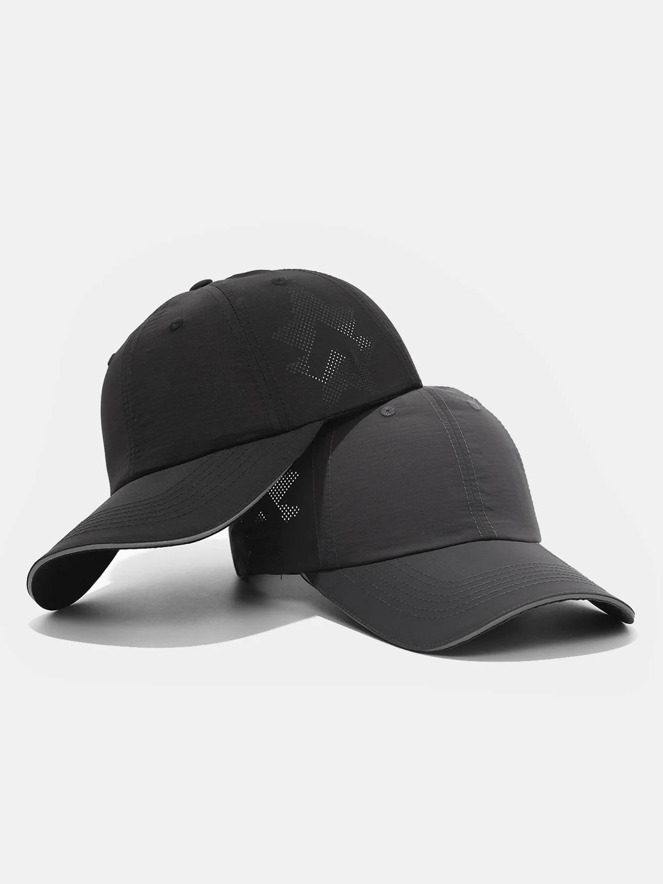 Einfarbige Mesh-Nylon-Baseballmütze - Image 16