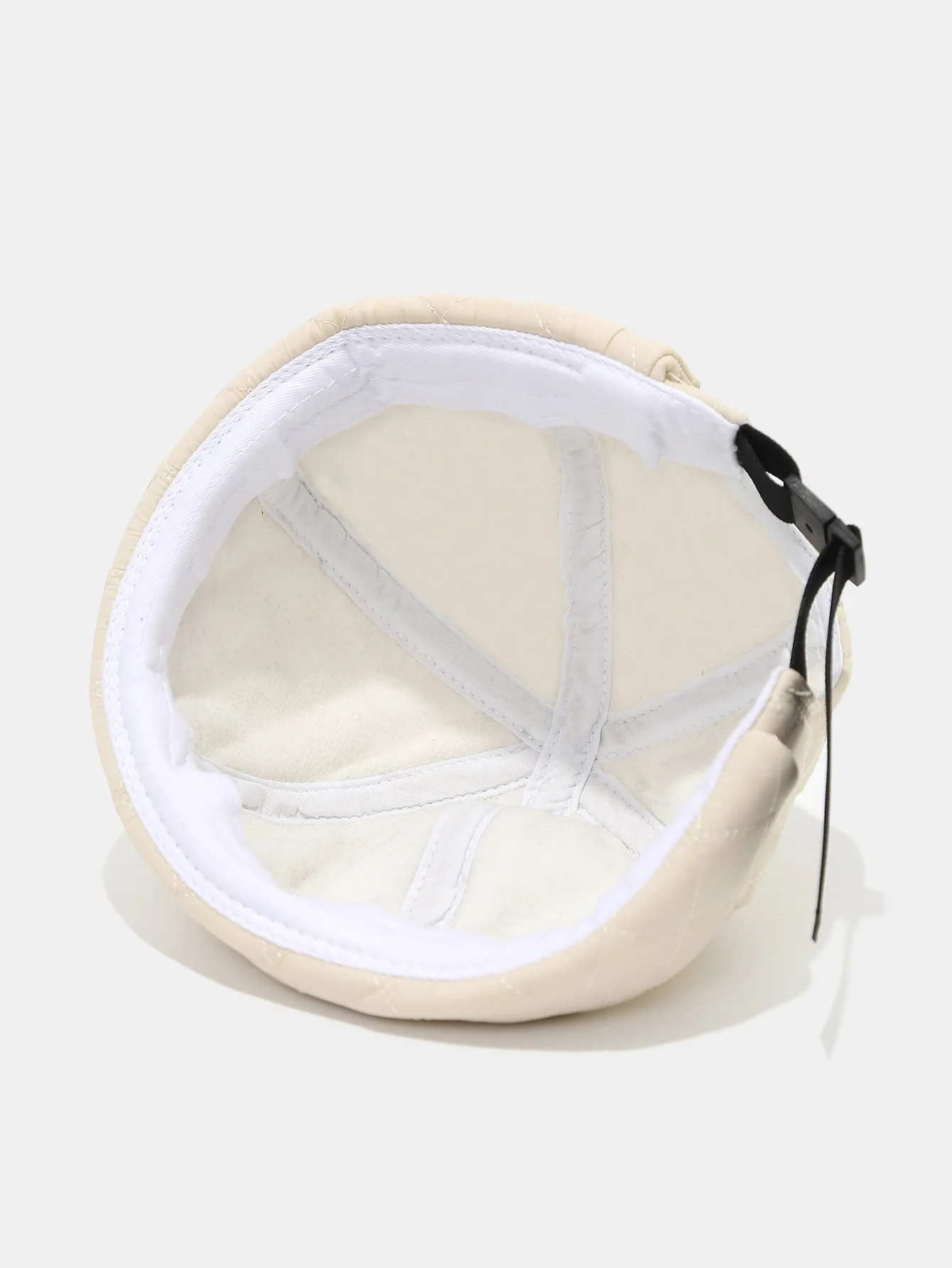 Solid Color Simple Lightweight Soft Down Cotton Warm Melon-shaped Hat - Image 4