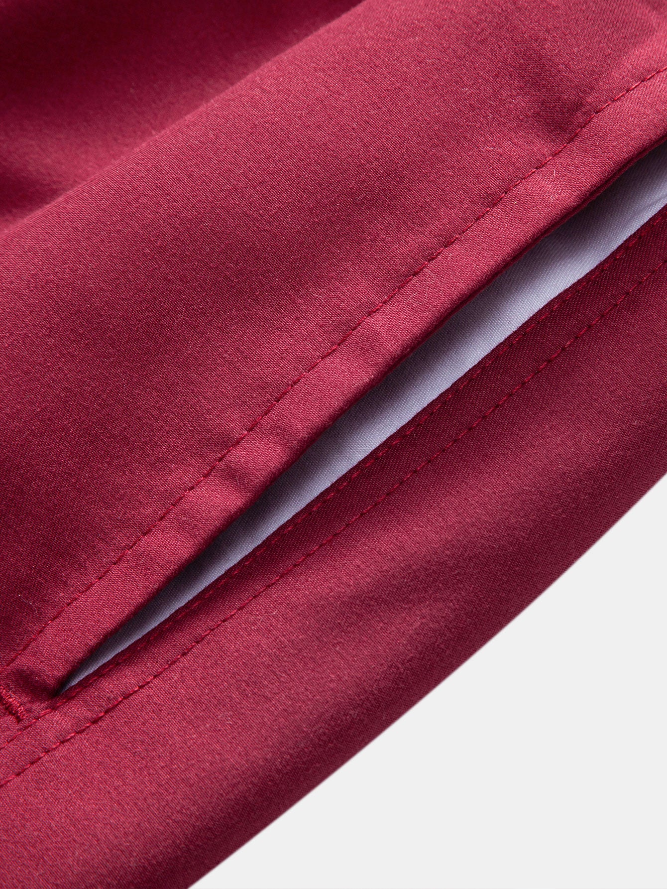 Solid Draw String Swim Shorts - Image 5