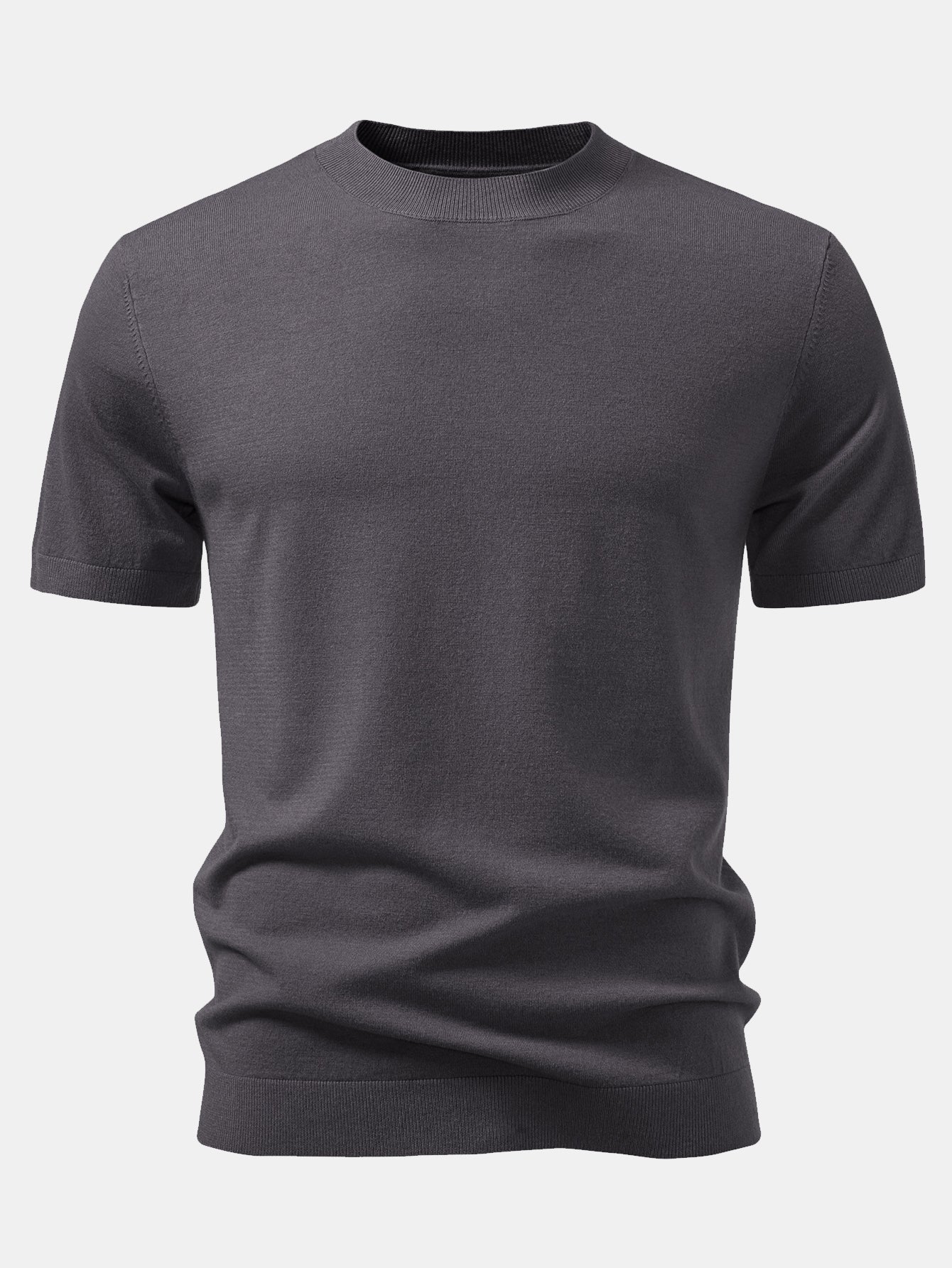 Solider gestrickter Pullover T-Shirt - Image 10