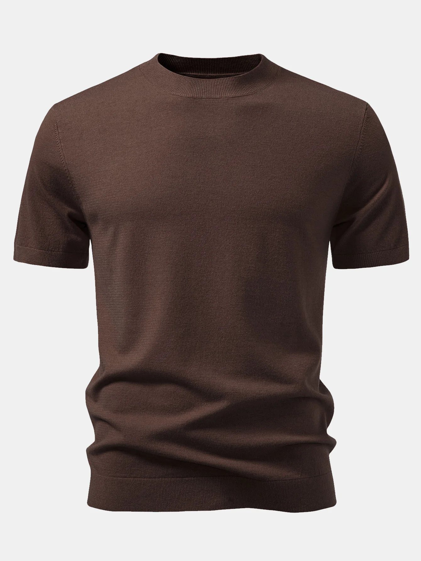 Solider gestrickter Pullover T-Shirt - Image 11