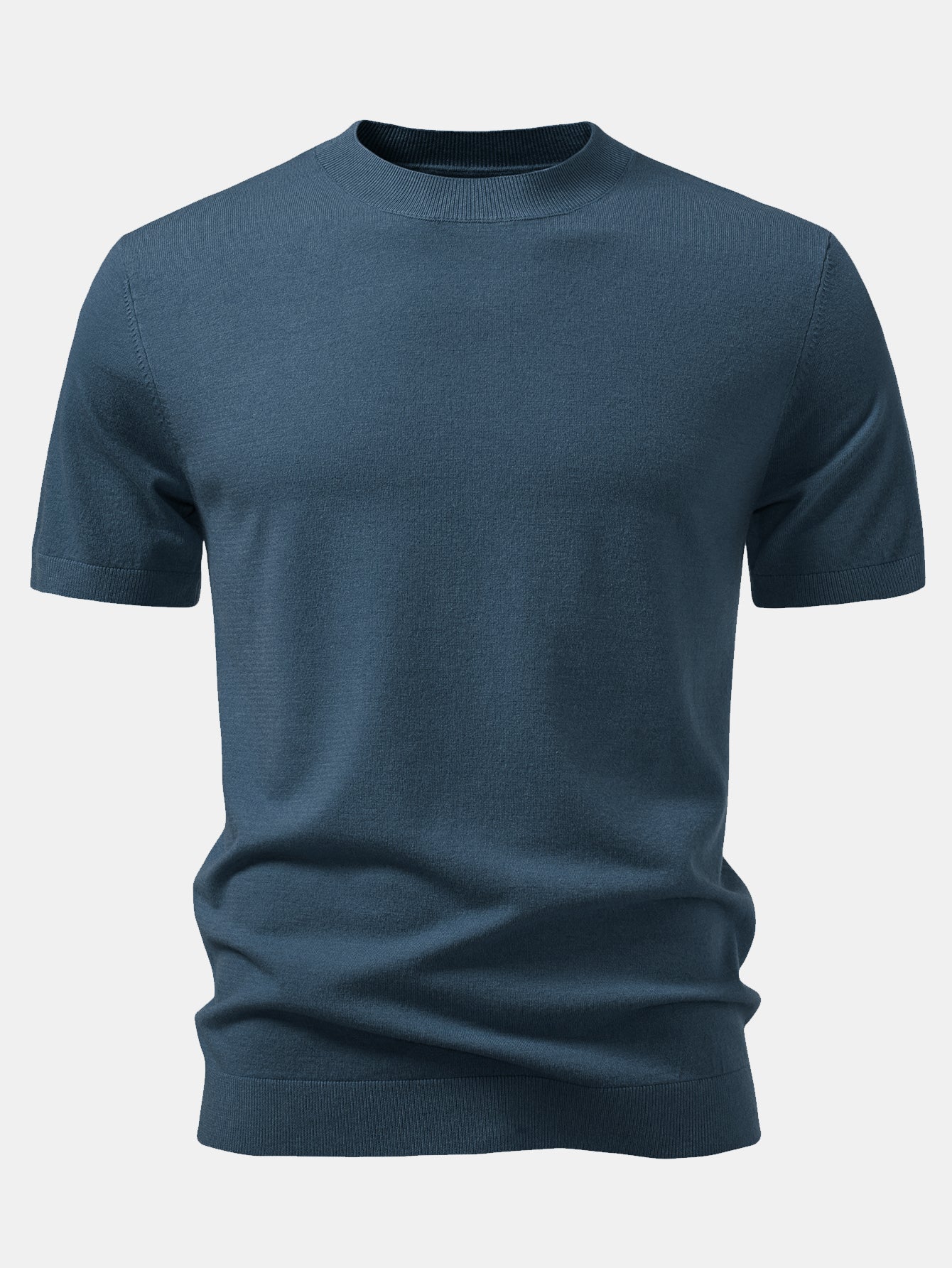 Solider gestrickter Pullover T-Shirt - Image 13