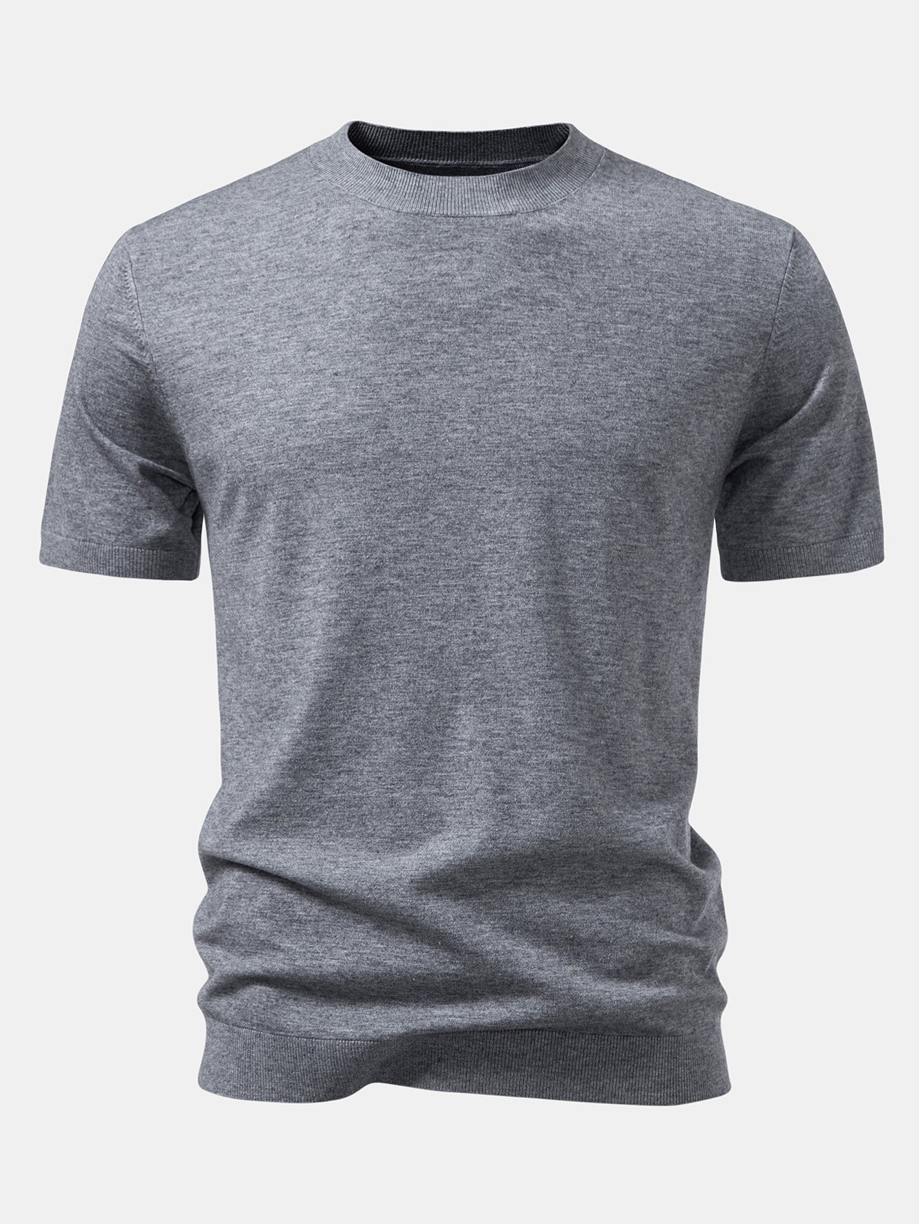 Solider gestrickter Pullover T-Shirt - Image 5