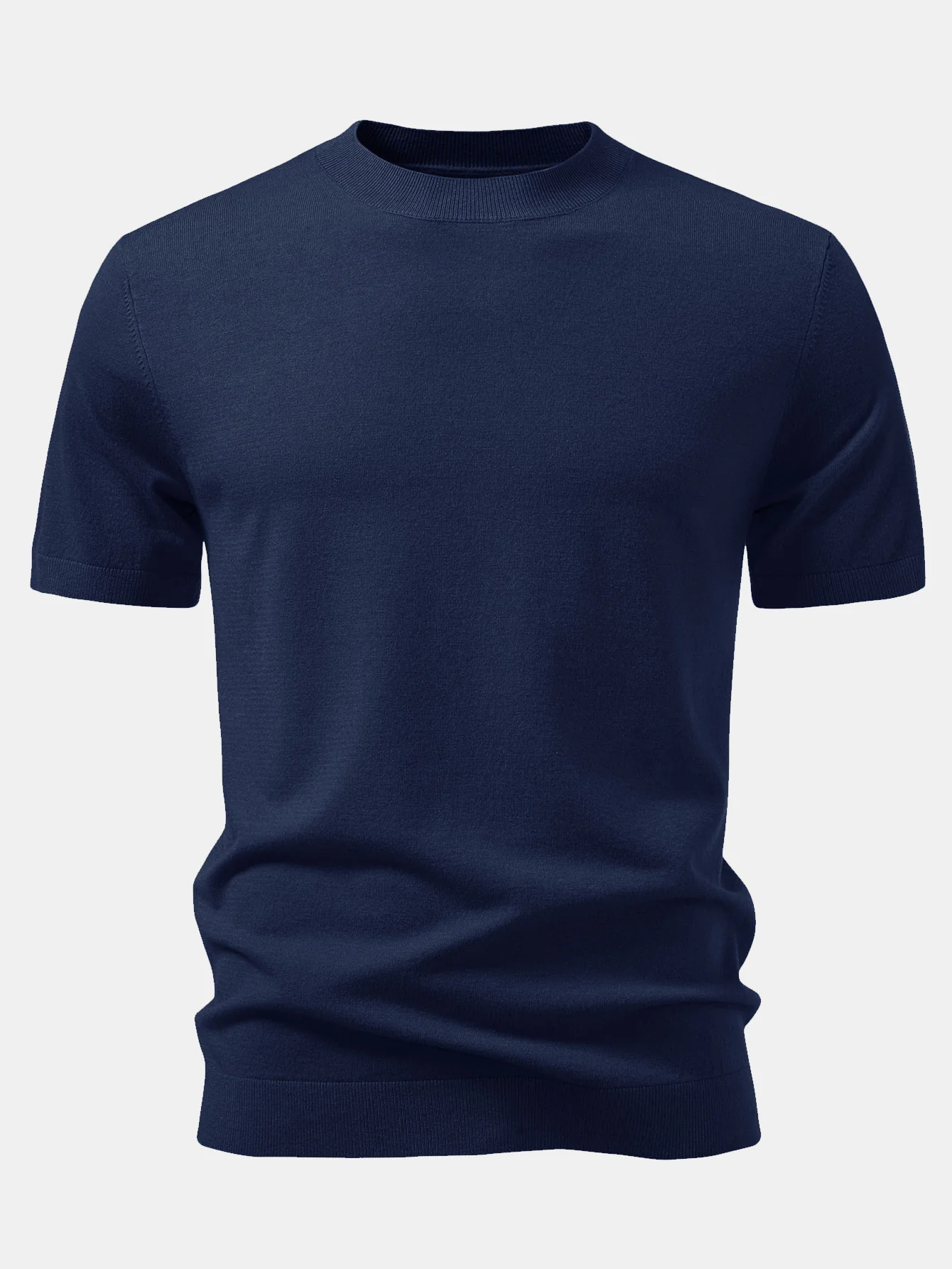 Solider gestrickter Pullover T-Shirt - Image 9