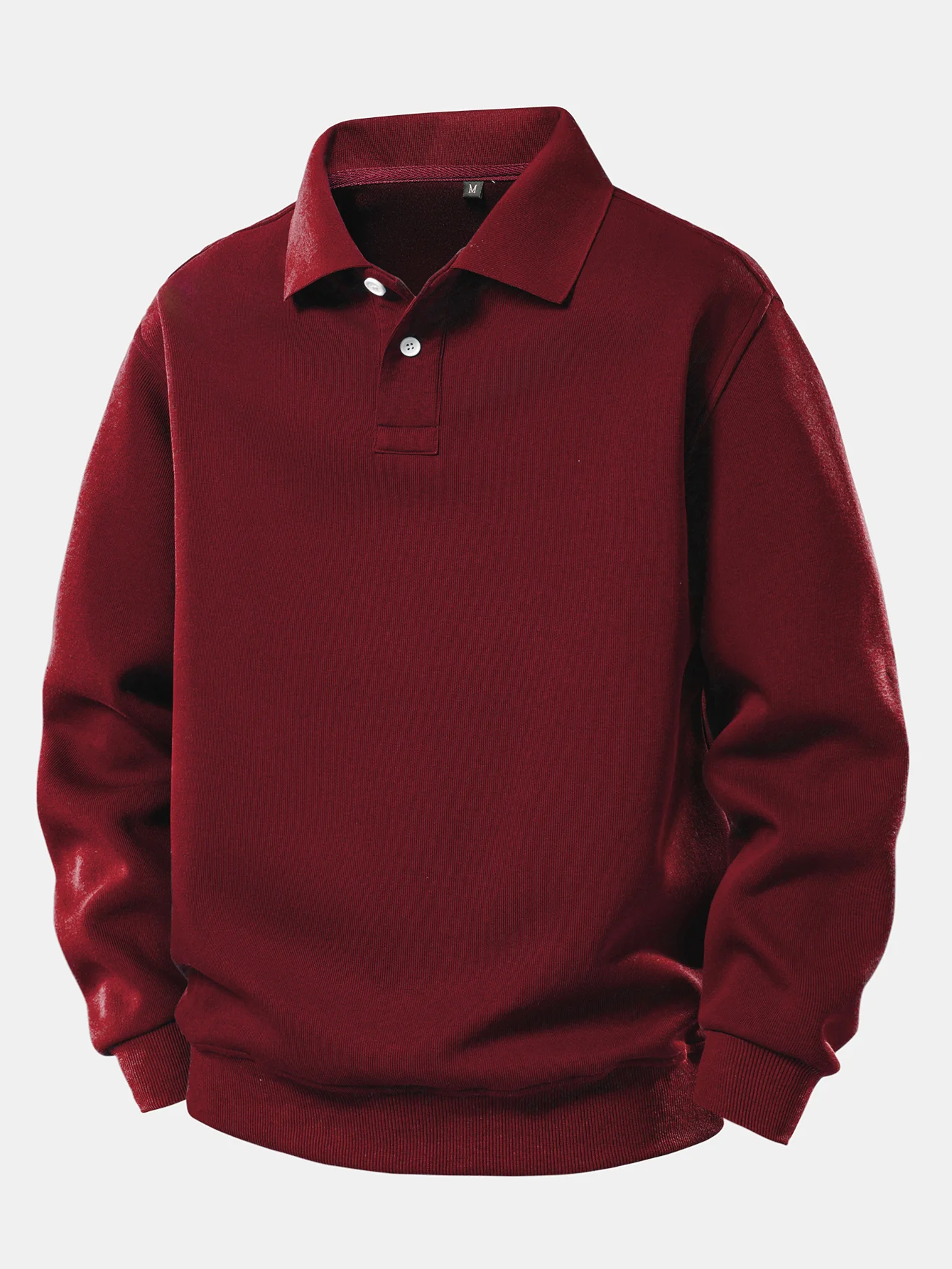 Sweatshirt mit festem Poloshirts-Kragen - Image 11