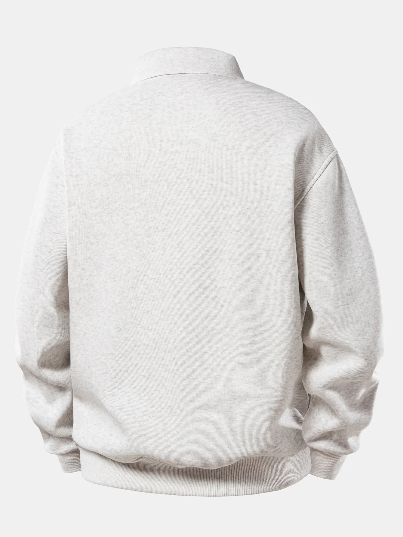 Sweatshirt mit festem Poloshirts-Kragen - Image 14