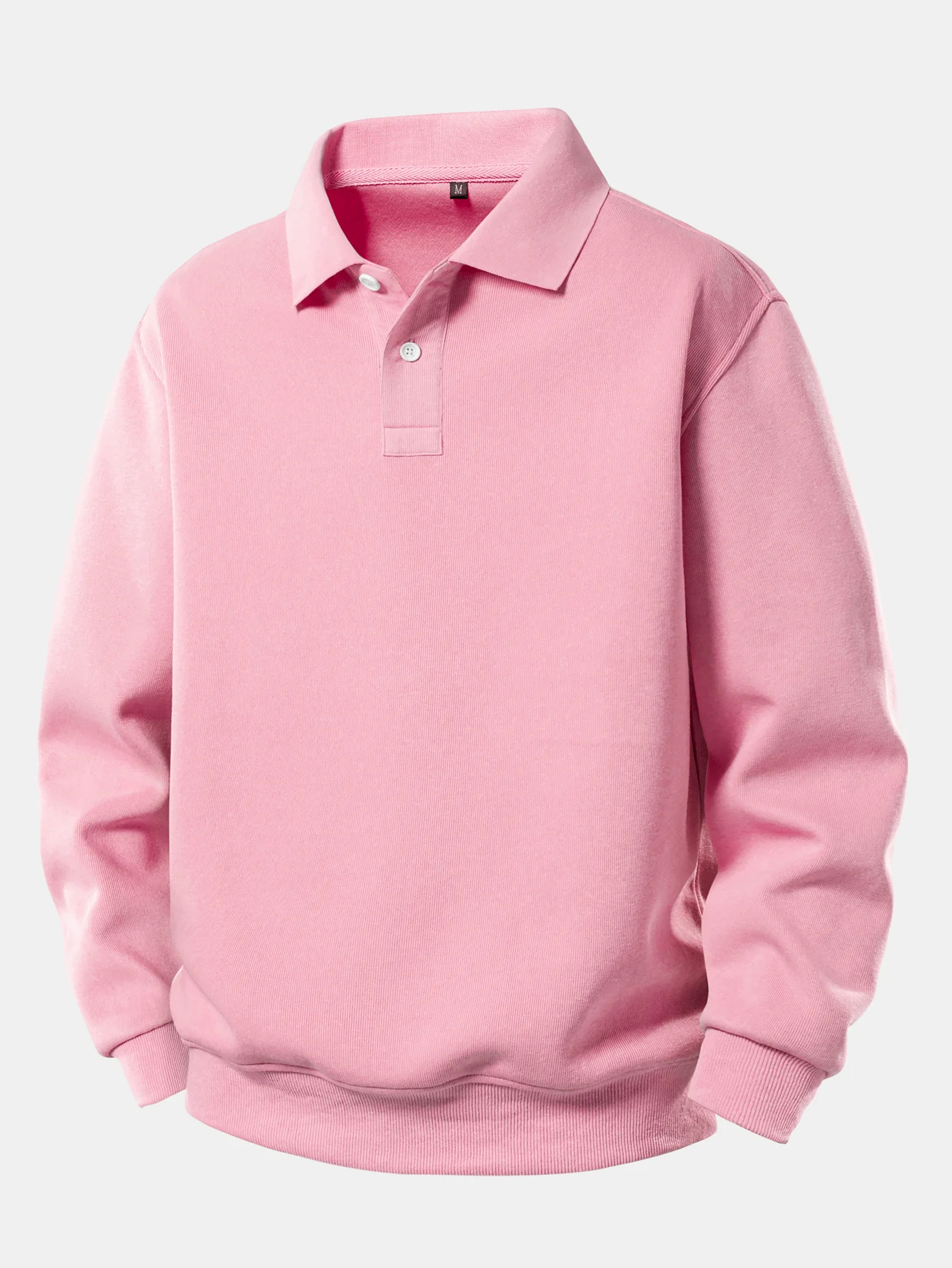 Sweatshirt mit festem Poloshirts-Kragen - Image 3