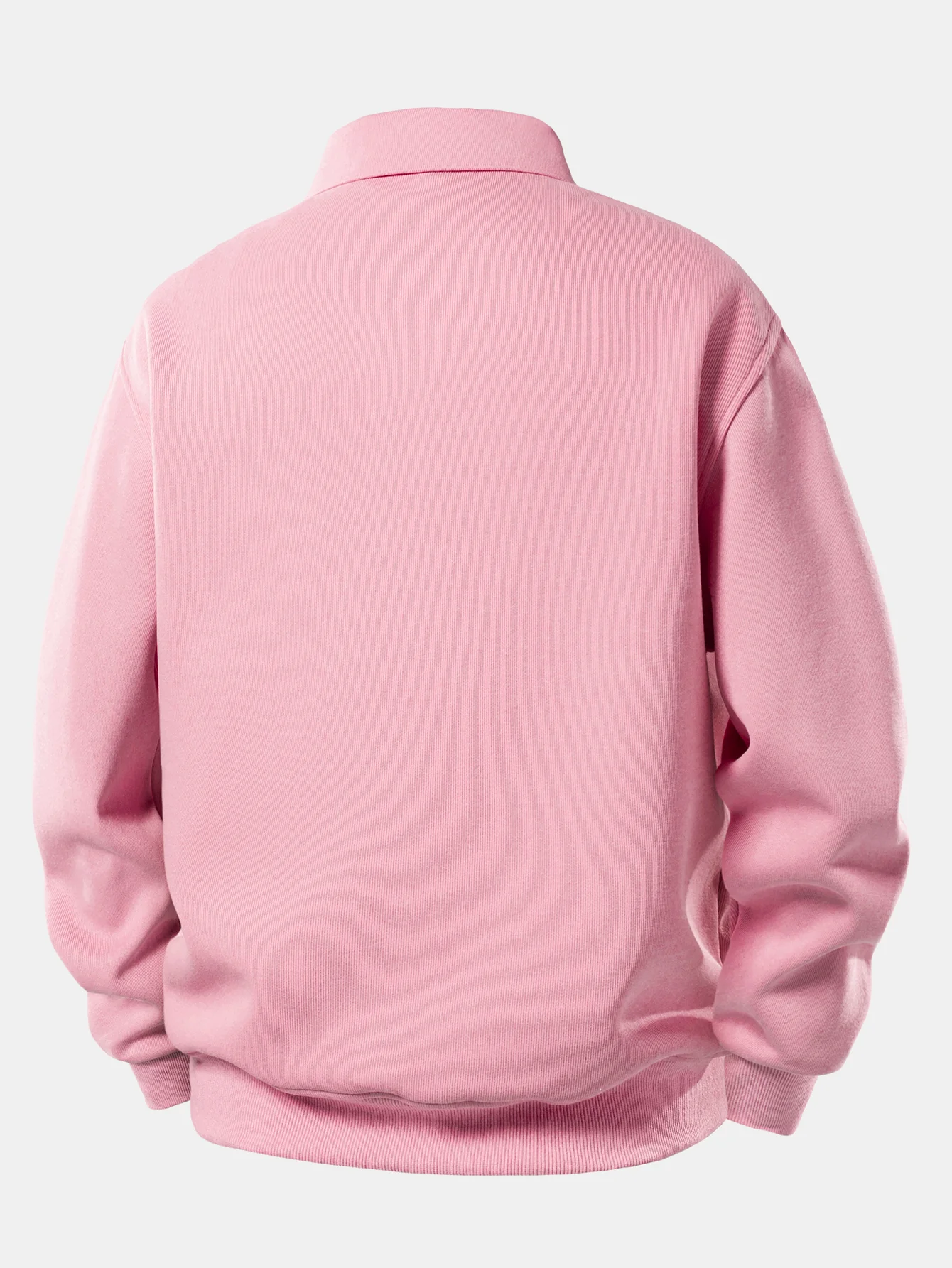Sweatshirt mit festem Poloshirts-Kragen - Image 4