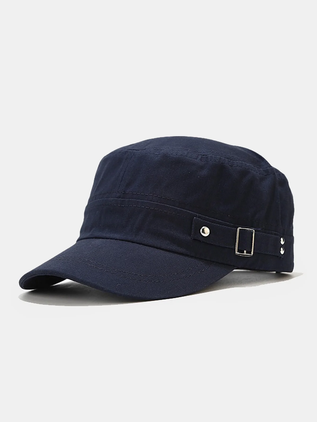 Baseballkappe mit flachem Schirm und seitlicher Schnalle - Image 3