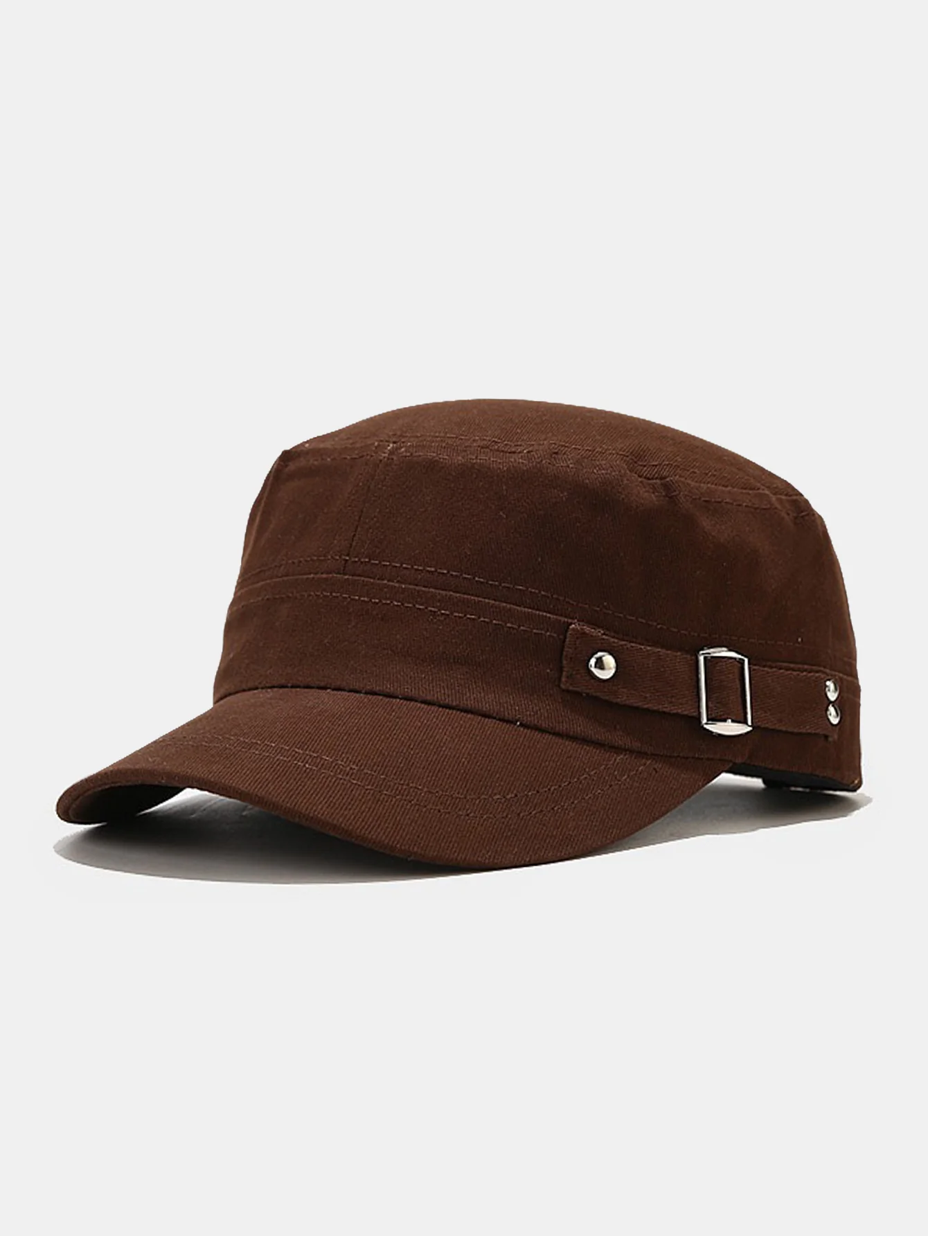 Baseballkappe mit flachem Schirm und seitlicher Schnalle - Image 5