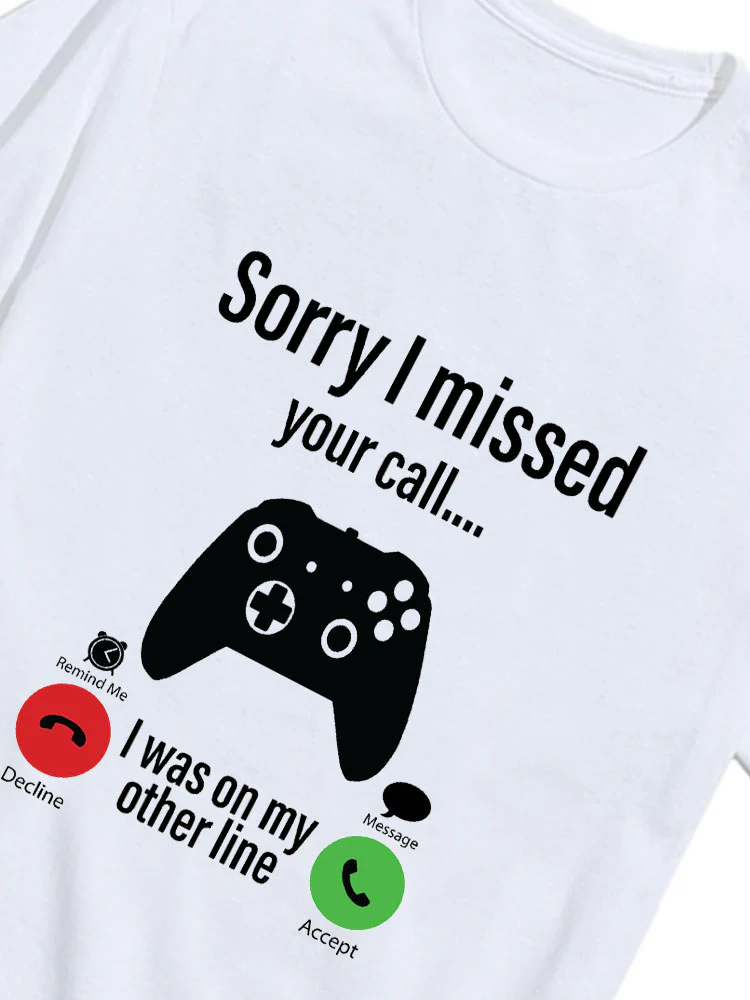 Entschuldigung, ich habe den Anruf verpasst T-Shirt - Image 2