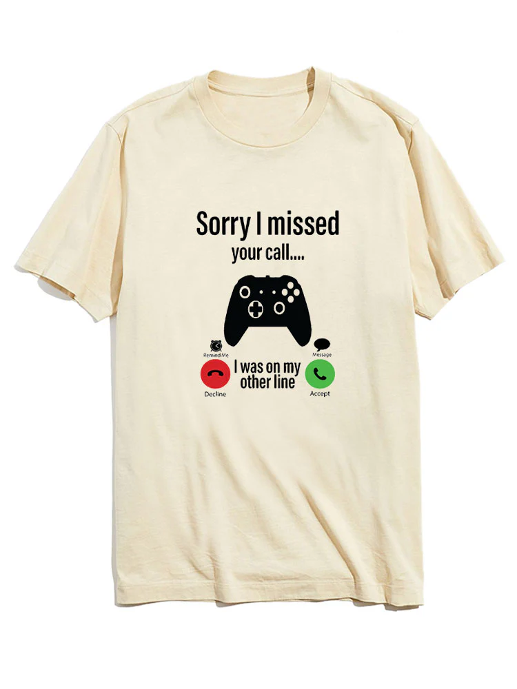 Entschuldigung, ich habe den Anruf verpasst T-Shirt - Image 3