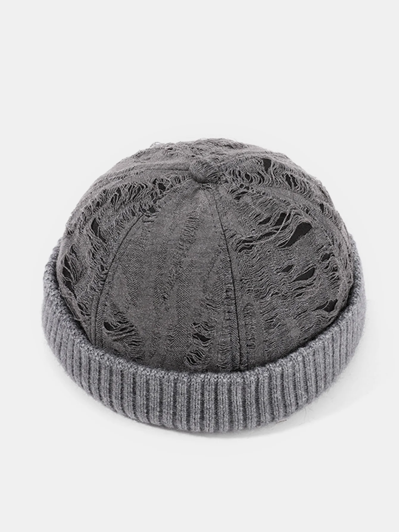 Geteilte Retro Gestrickte Warme Mütze - Image 9
