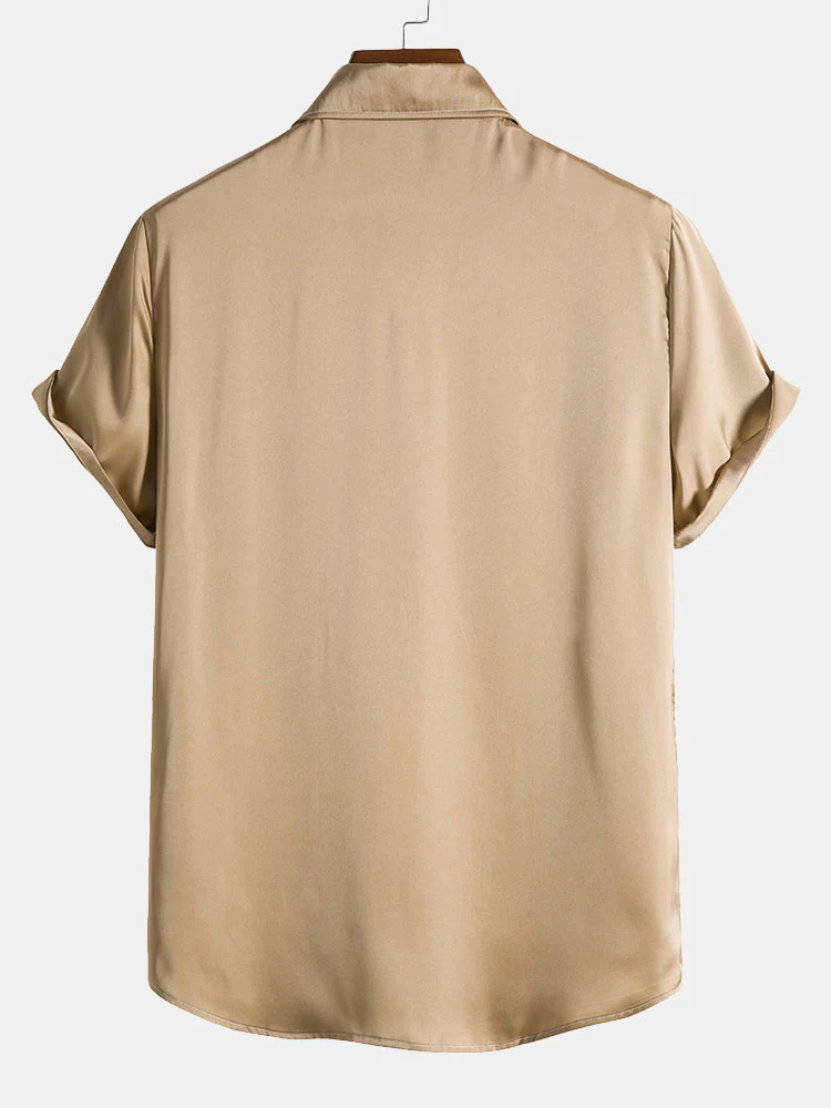 Satin Reverskragenhemd - Image 2