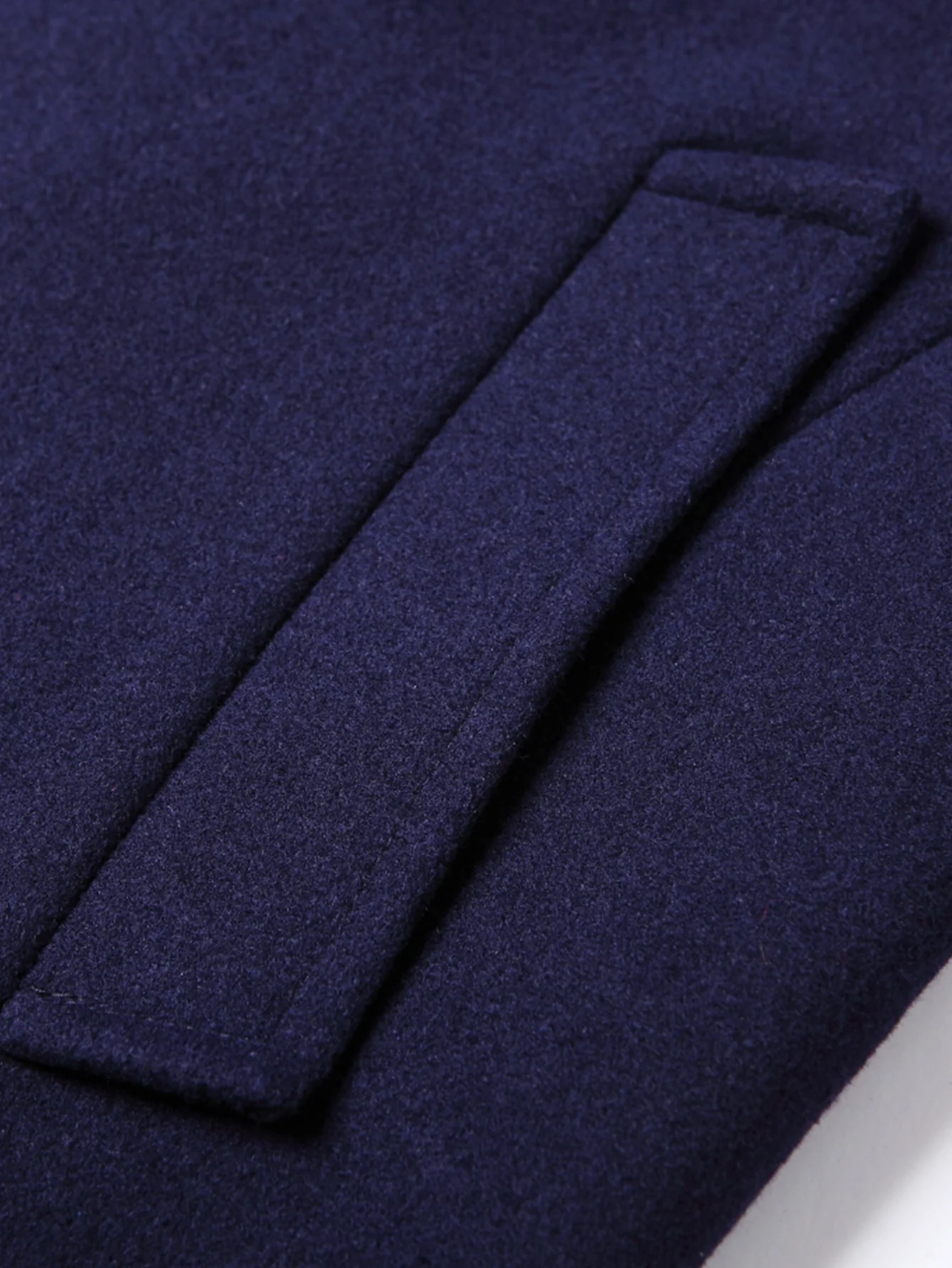 Stand Collar Wool Blend Overcoat - Image 13