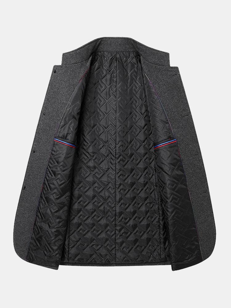 Stehkragen Wollmischung Blazer - Image 4