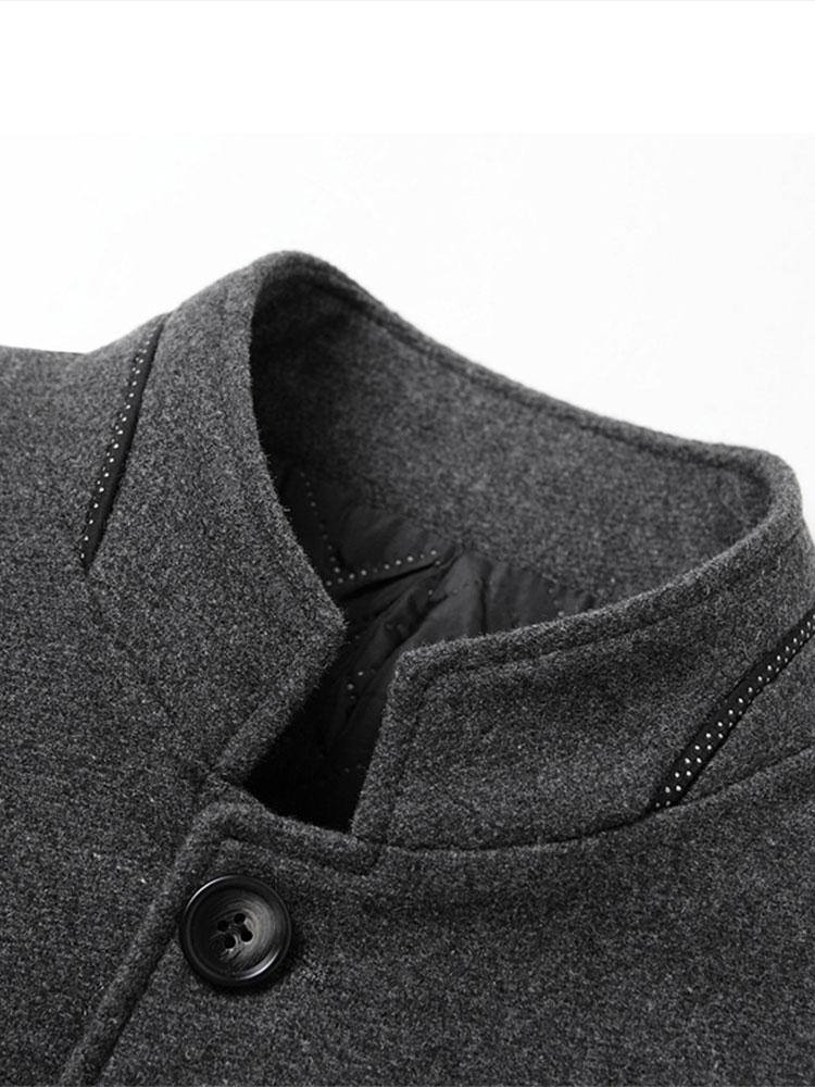 Stehkragen Wollmischung Blazer - Image 6