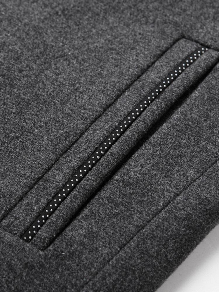Stehkragen Wollmischung Blazer - Image 8