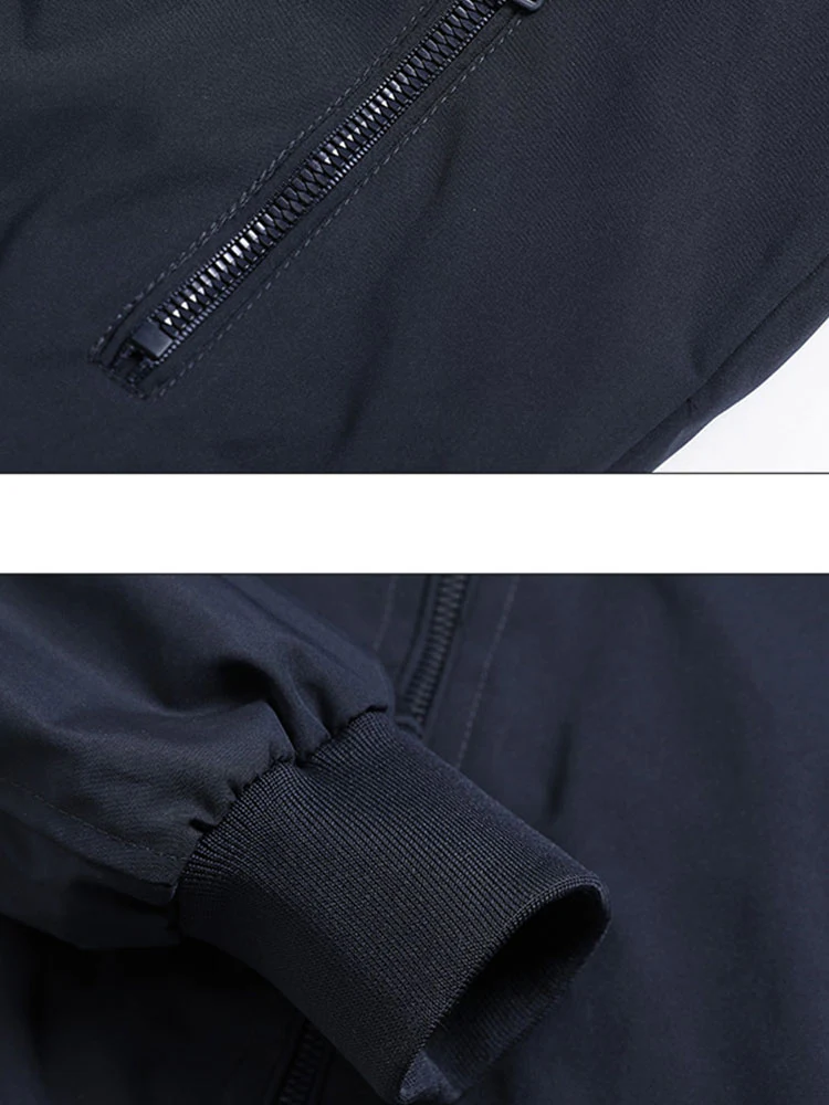 Stehkragen Reißverschluss Jacke - Image 8