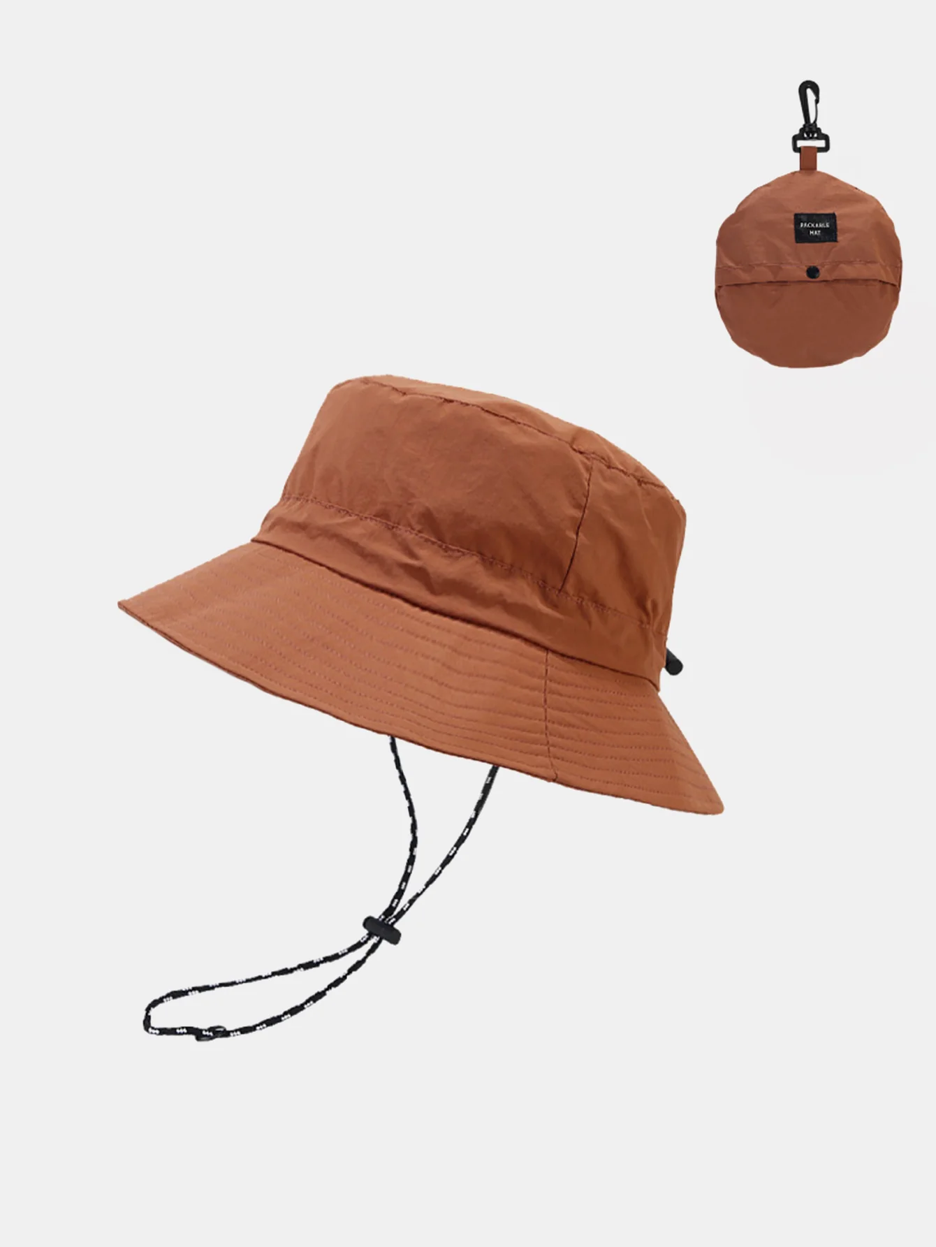Verstaubare schnell trocknende Bucket-Hut mit Kinnriemen - Image 12