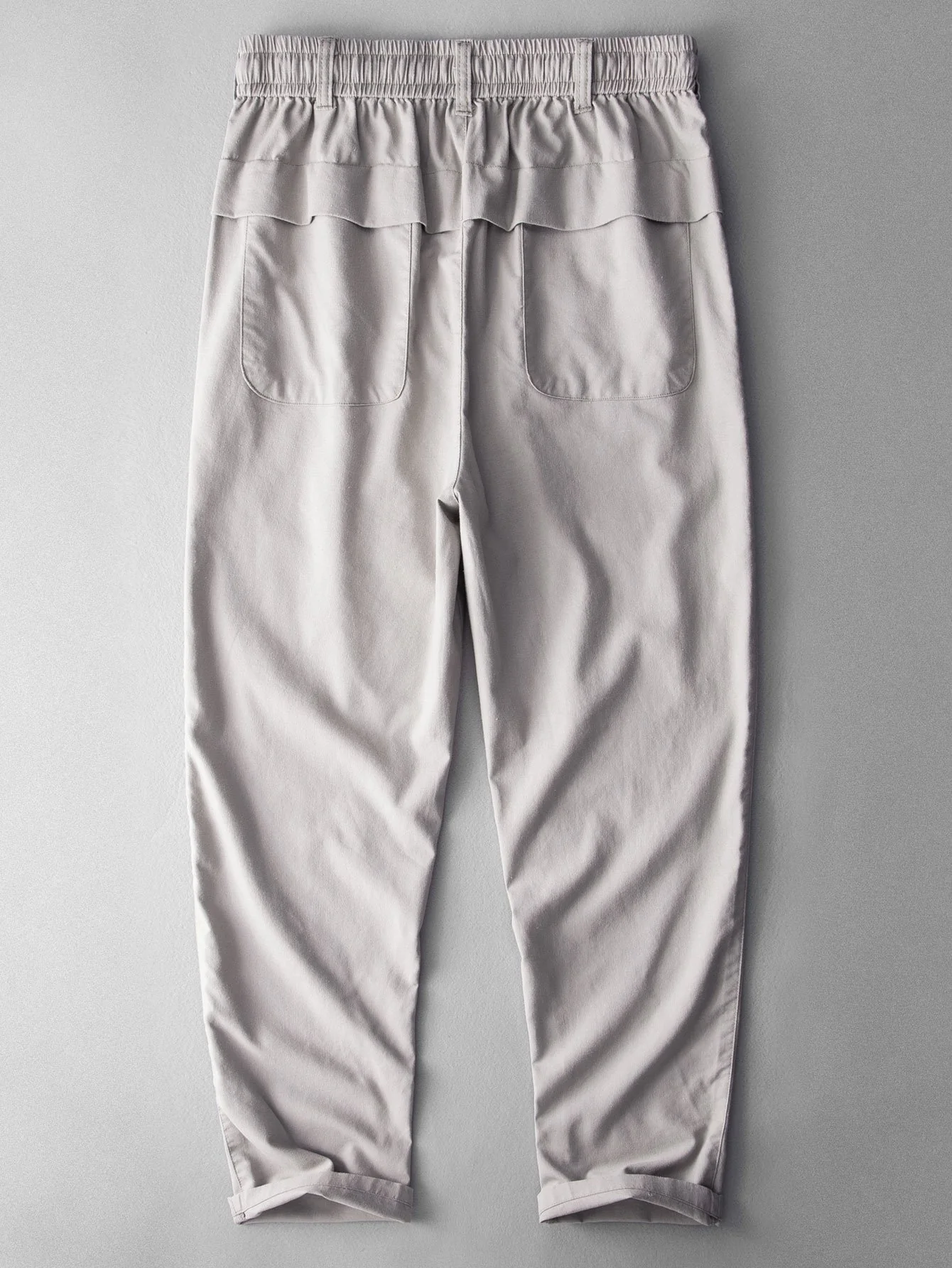 Gerade Bein Leinen-Baumwoll-Mix-Hose - Image 6
