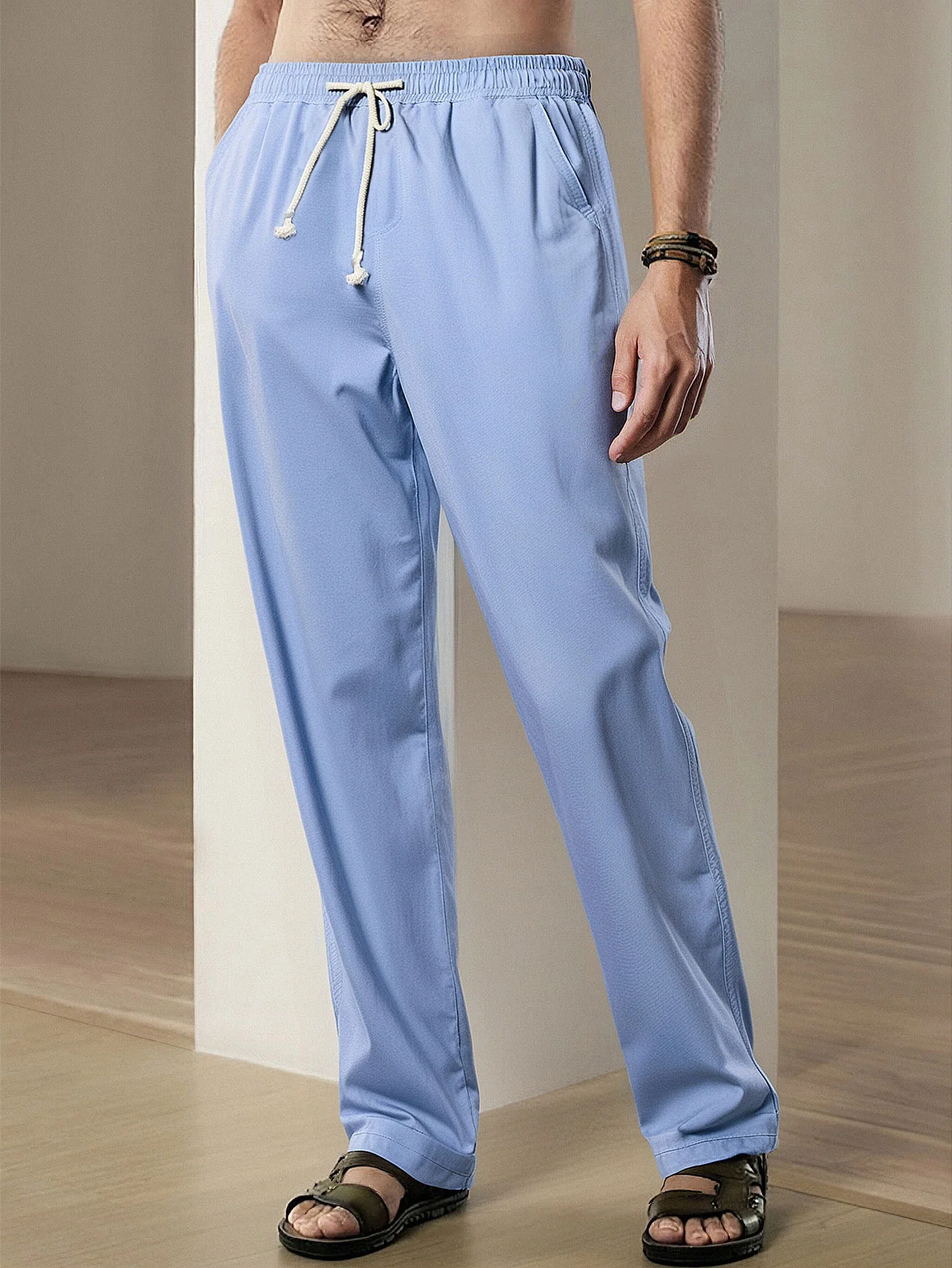 Gerade Leinenhose - Image 5