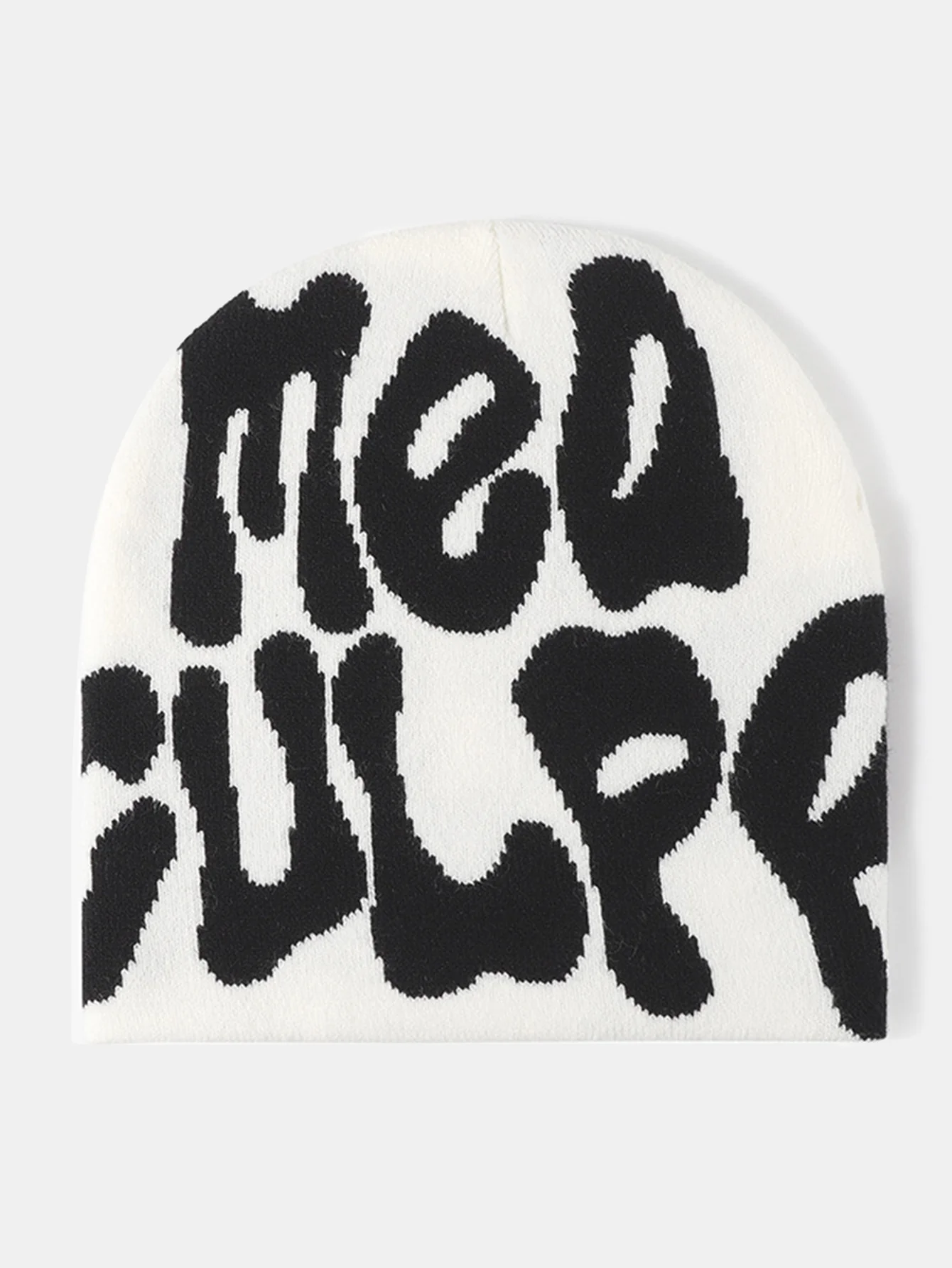 Street Fashion Brief Jacquard Unisex Gestrickte Mütze - Image 2