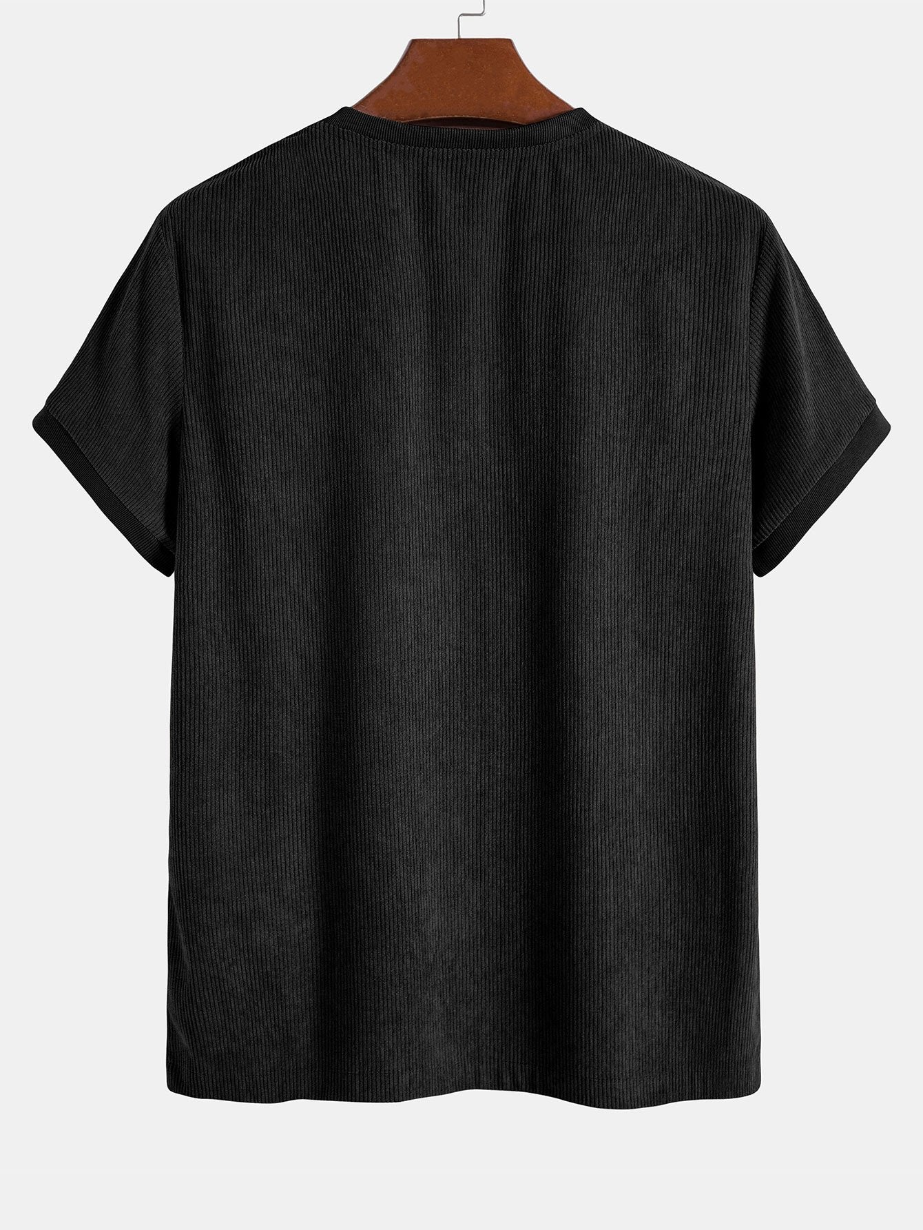 Stretch Corduroy Ringer T-Shirt - Image 4