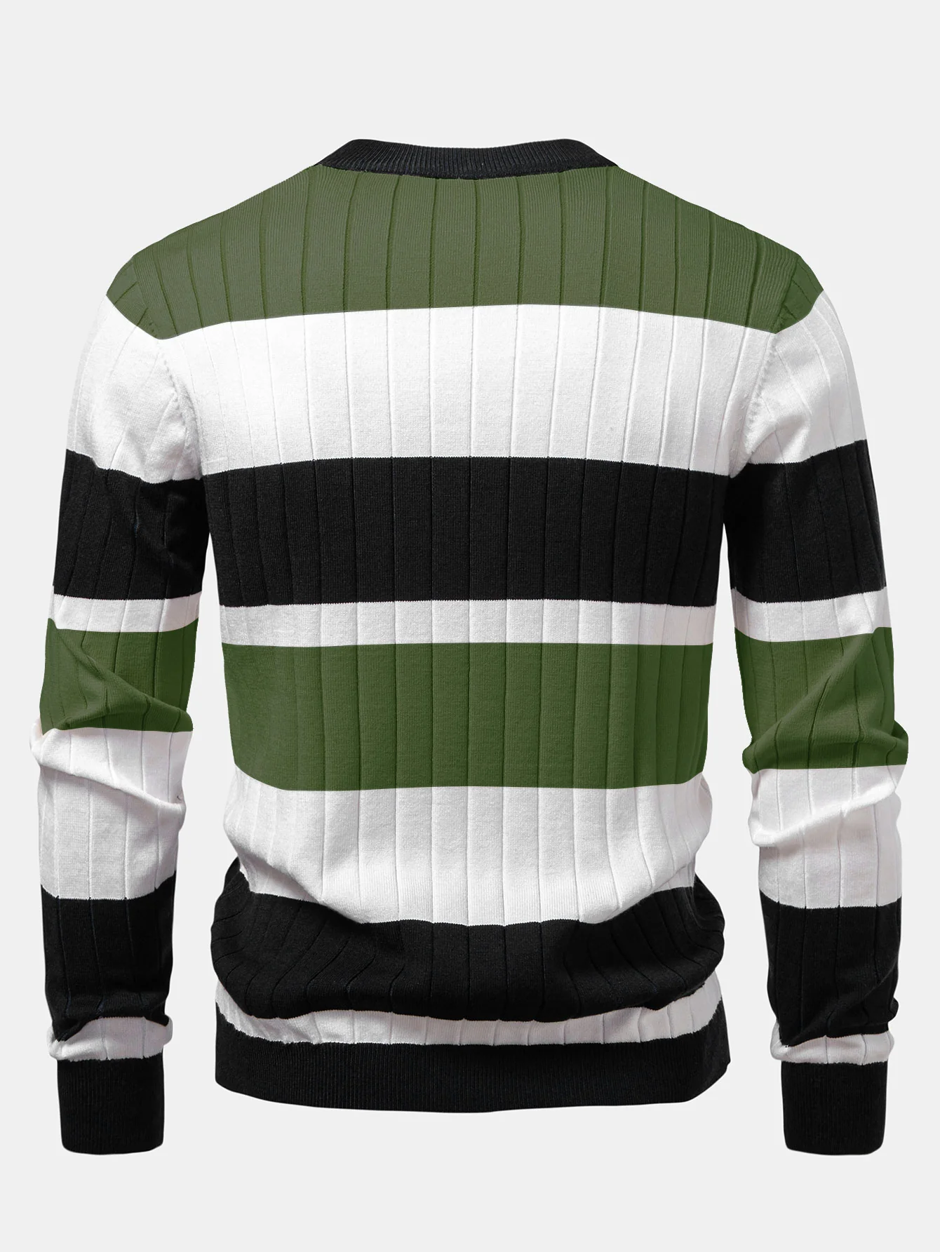Stripe Rundhals Pullover - Image 2