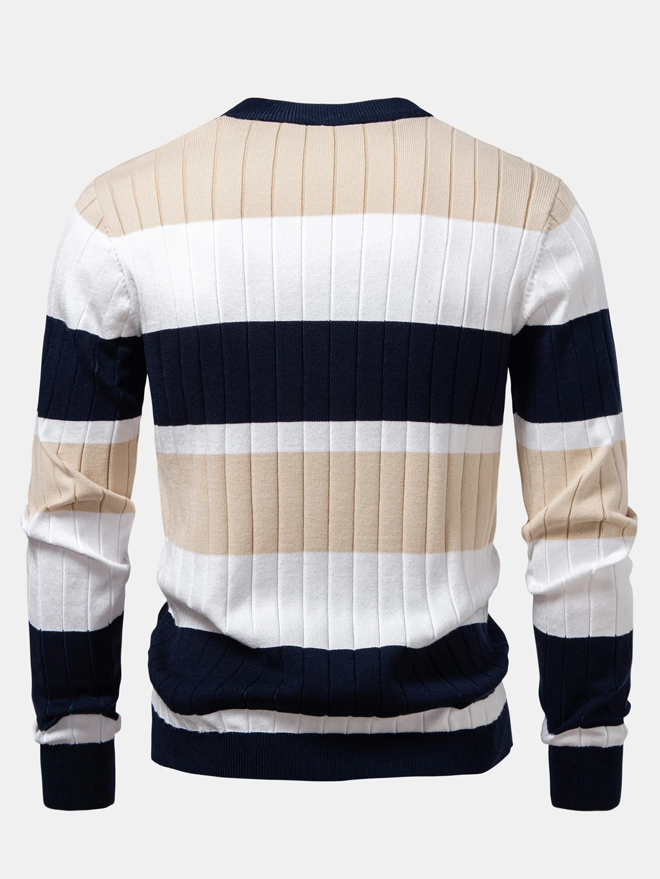 Stripe Rundhals Pullover - Image 4