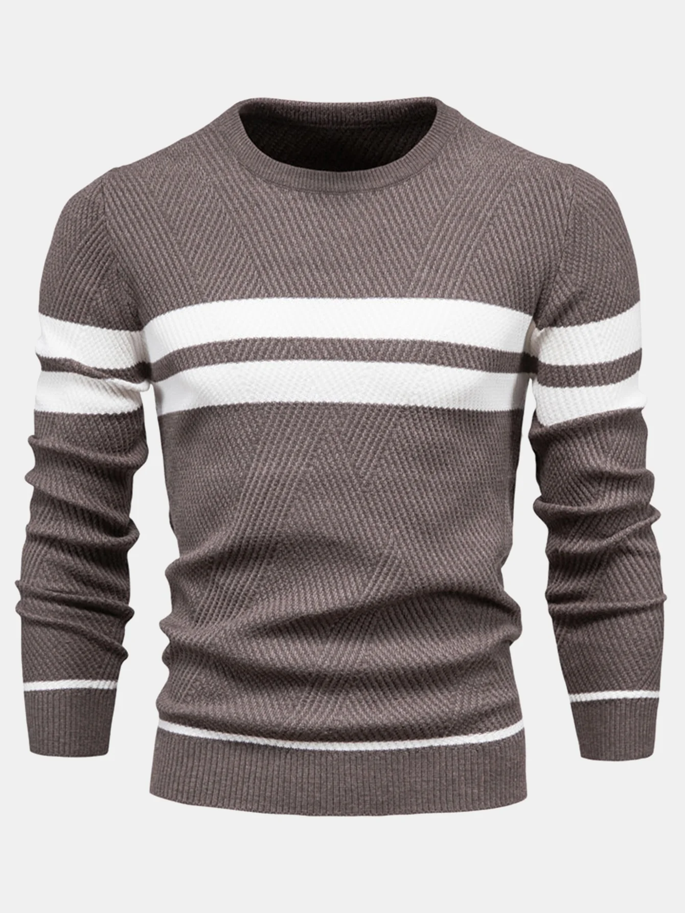 Stripe Rundhals Pullover - Image 10
