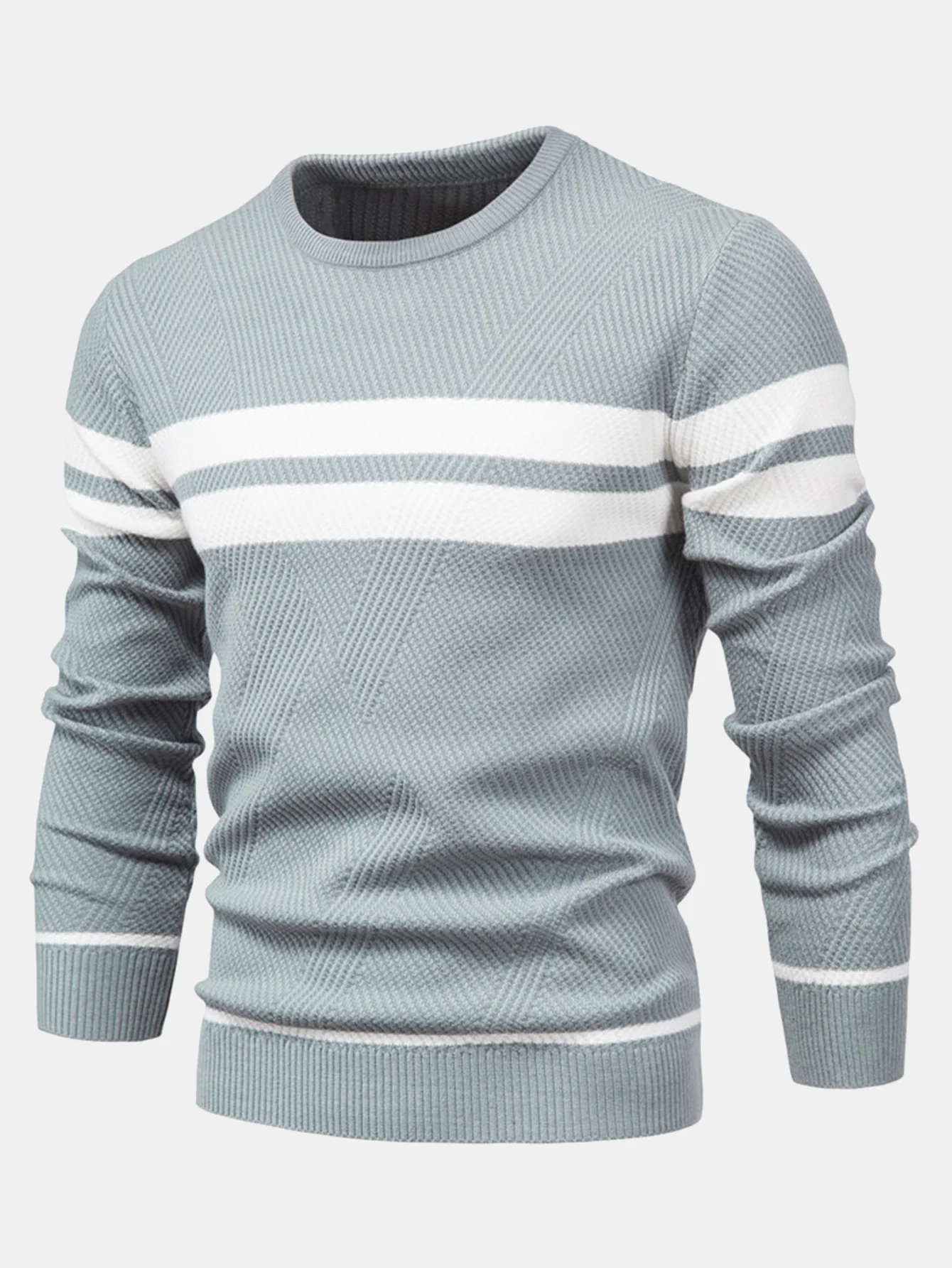 Stripe Rundhals Pullover - Image 3