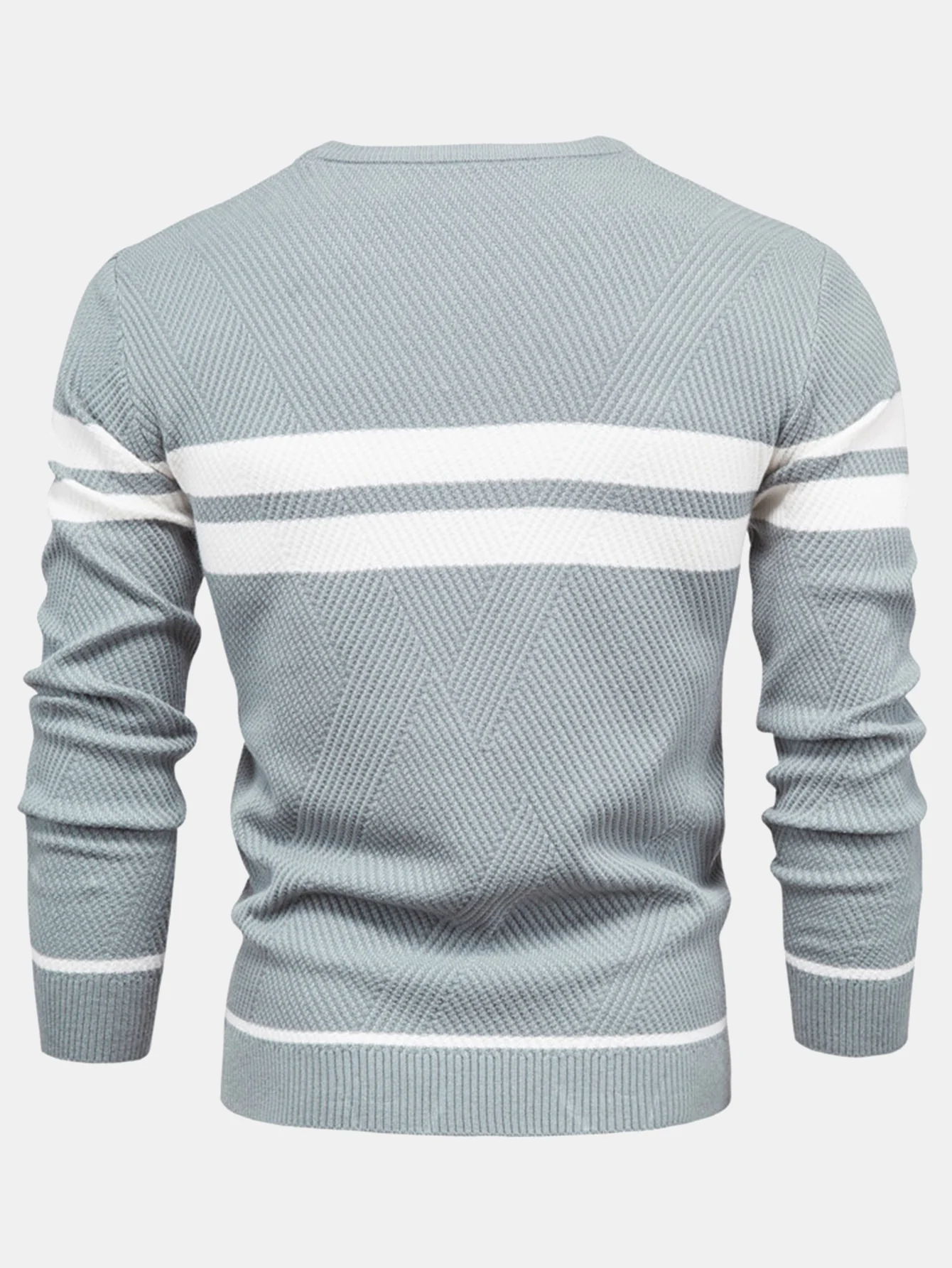 Stripe Rundhals Pullover - Image 4