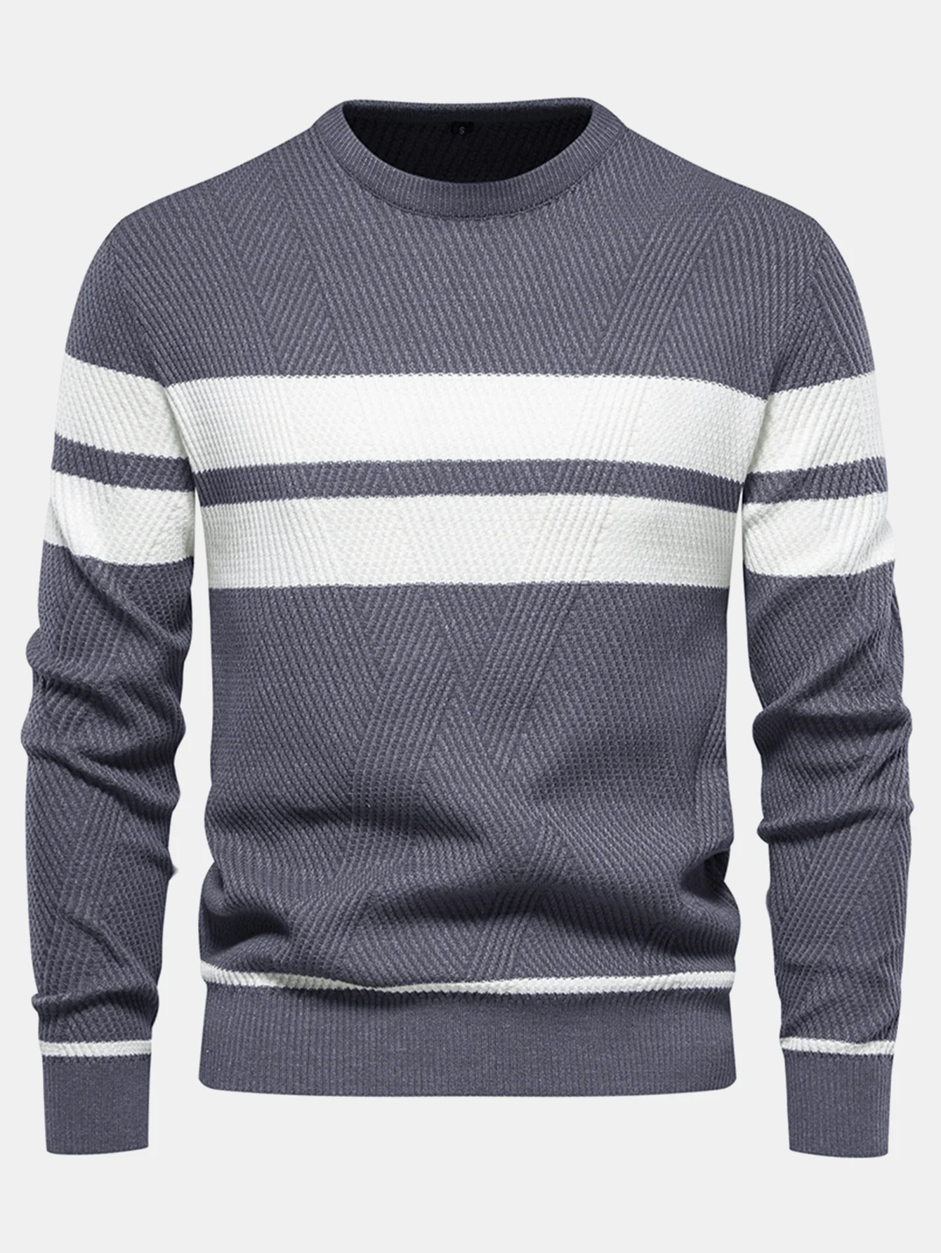 Stripe Rundhals Pullover - Image 6